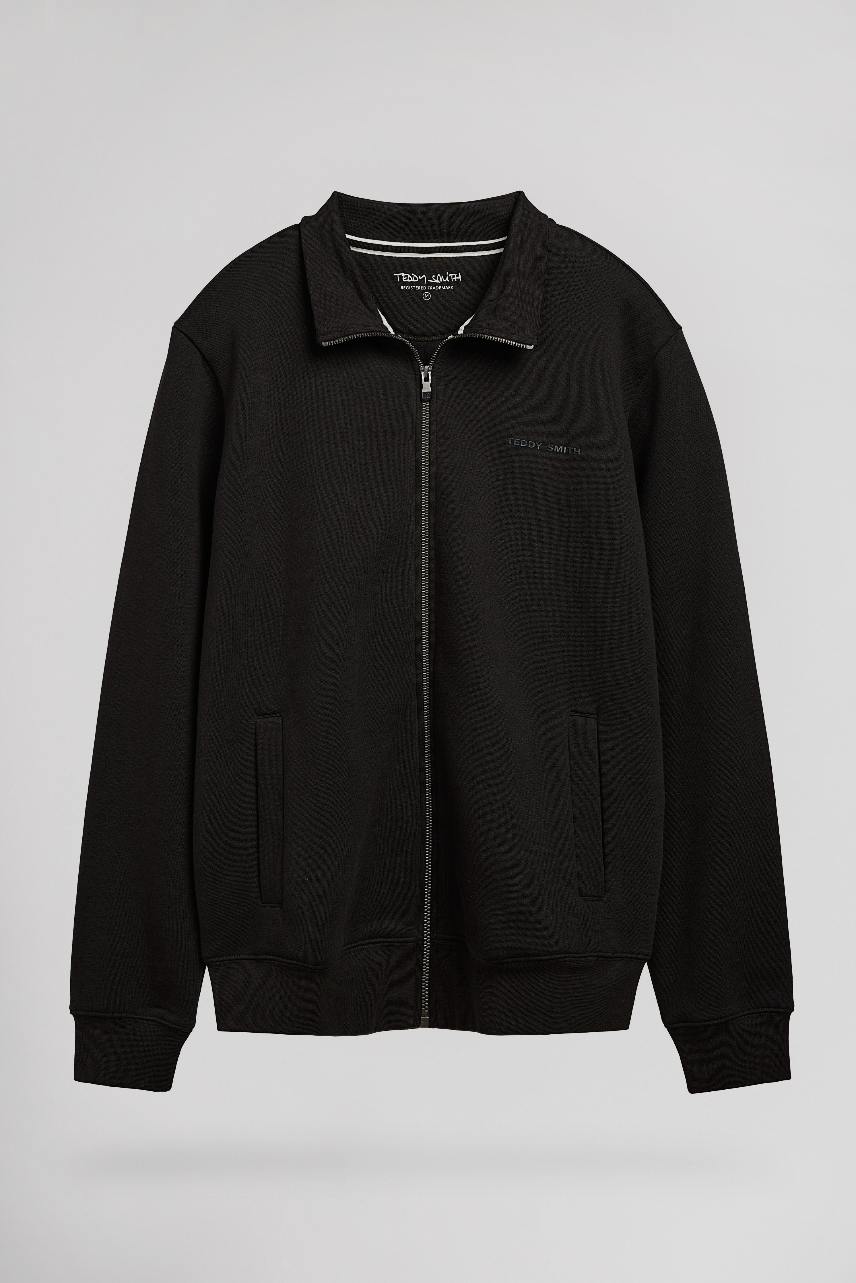 Teddy Smith G-Narkus Zip gilet sweat noir coton