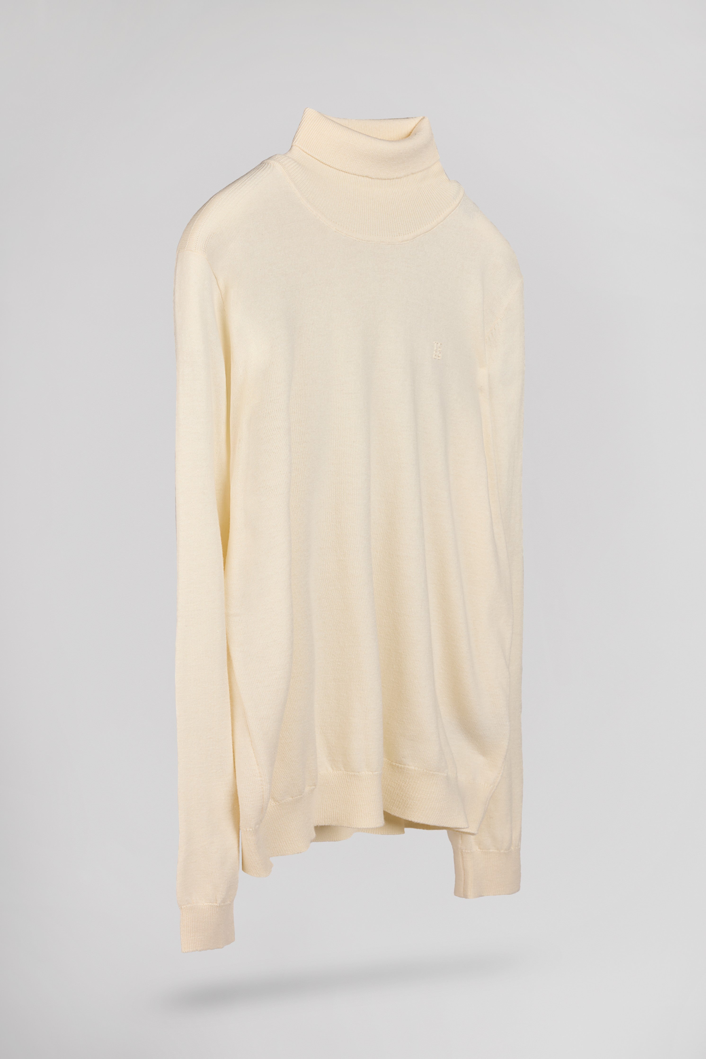 Teddy Smith P-Marcellus pull col roulé crème ajusté