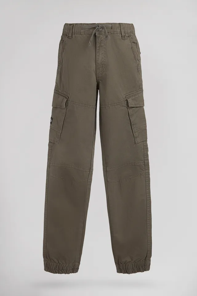 Teddy Smith P-MURRAY CARGO JR pantalon garçon kaki beluga cargo