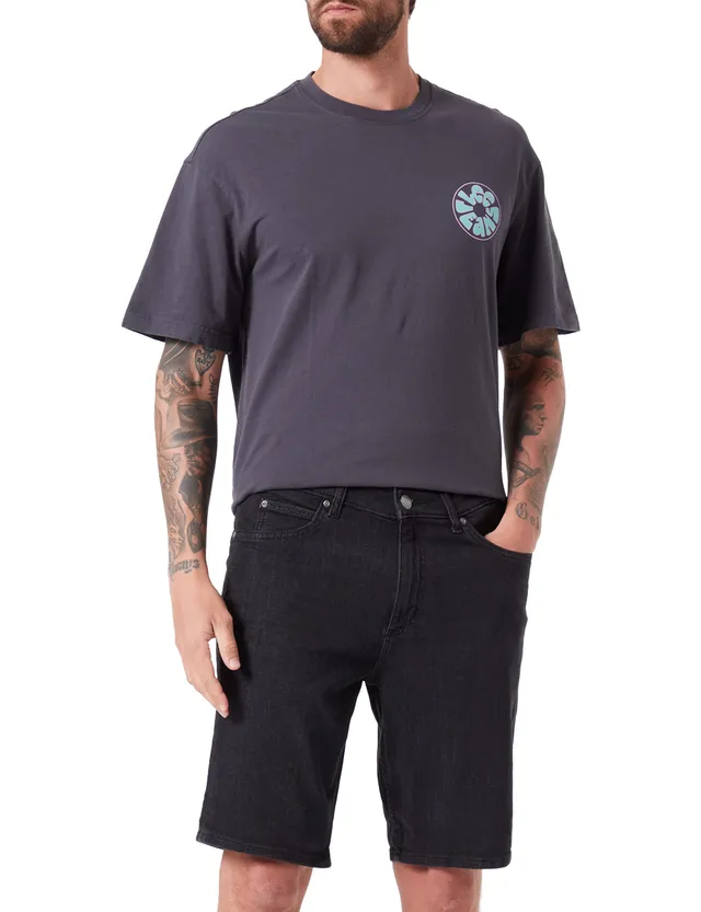 Lee Legendary short jean homme noir délavé extensible