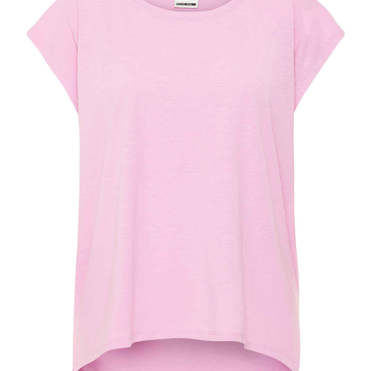Noisy May t-shirt oversize col rond dos long
