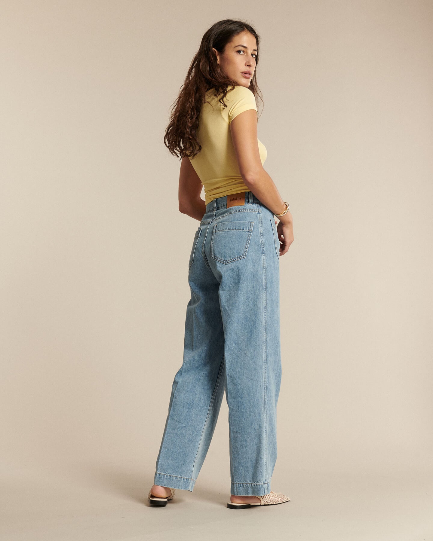 Labdip Samuel IN 22 jean taille haute past blue