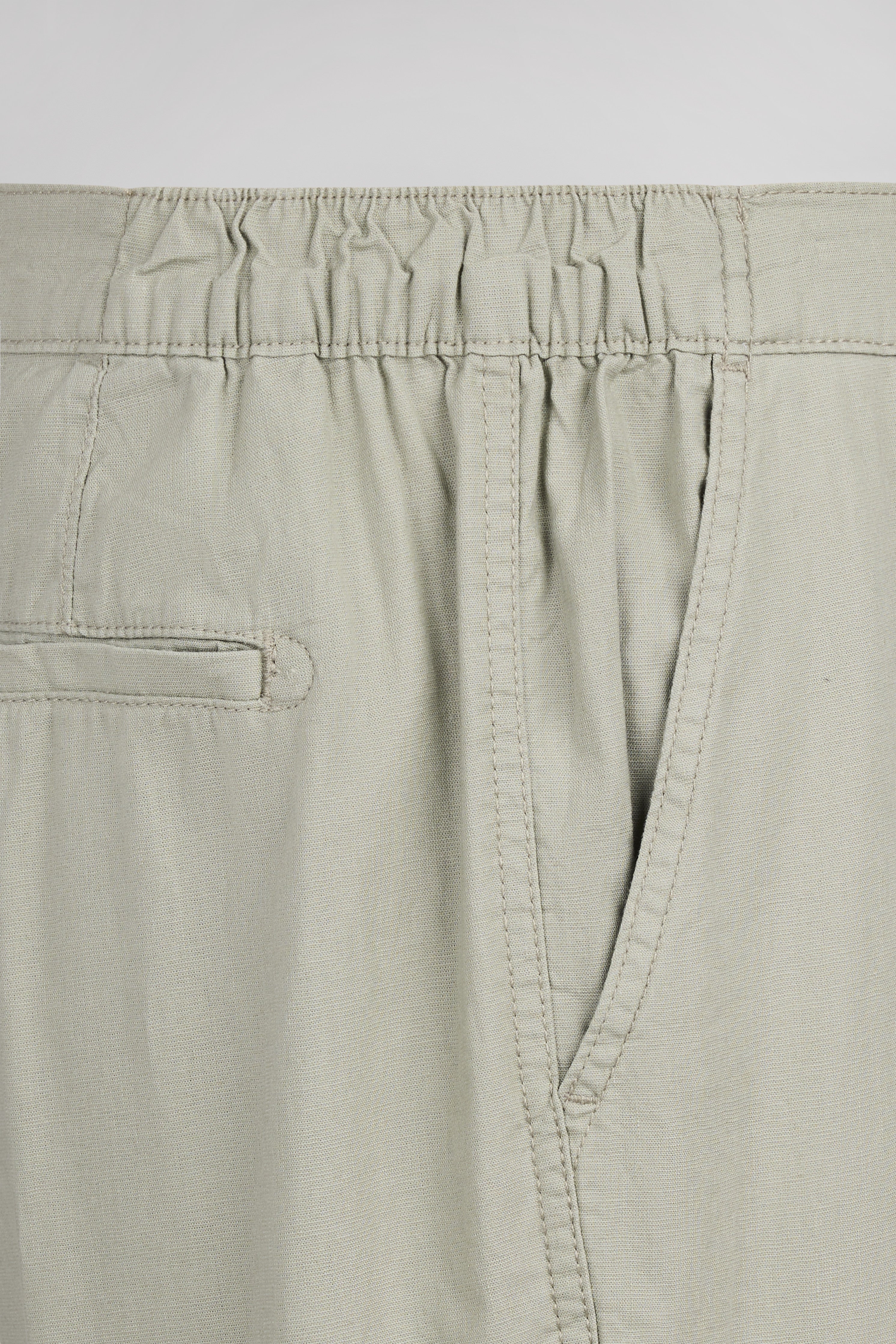 Teddy Smith P-Linen Chino pantalon homme kaki lin