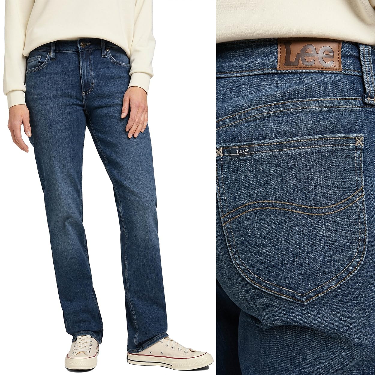 Lee Legendary Regular jean femme bleu moyen stretch