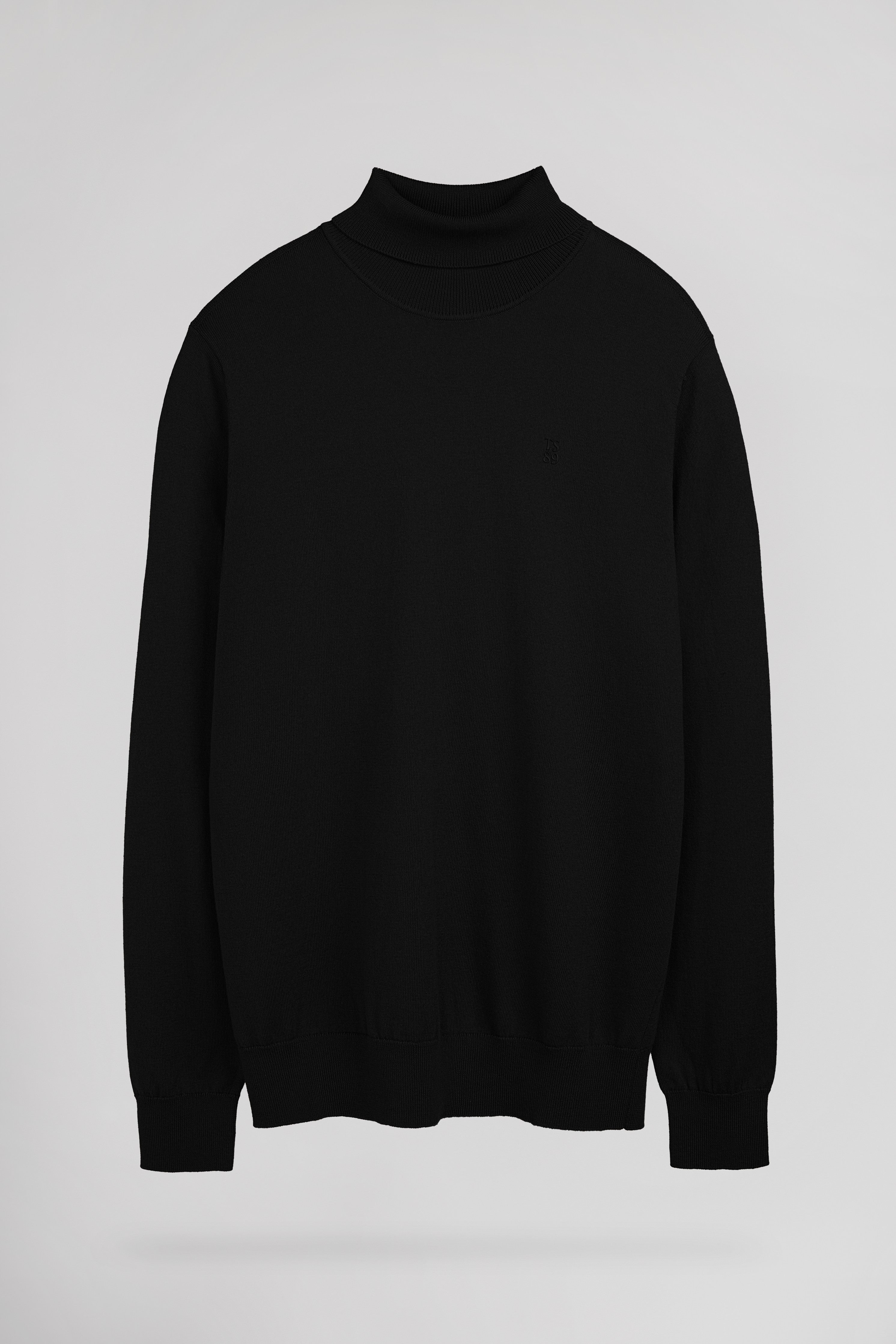 Teddy Smith P-Marcellus pull col roulé noir