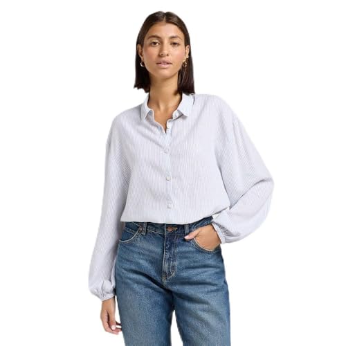 Lee Blouse with Tie Front chemise femme Pinstripe XL