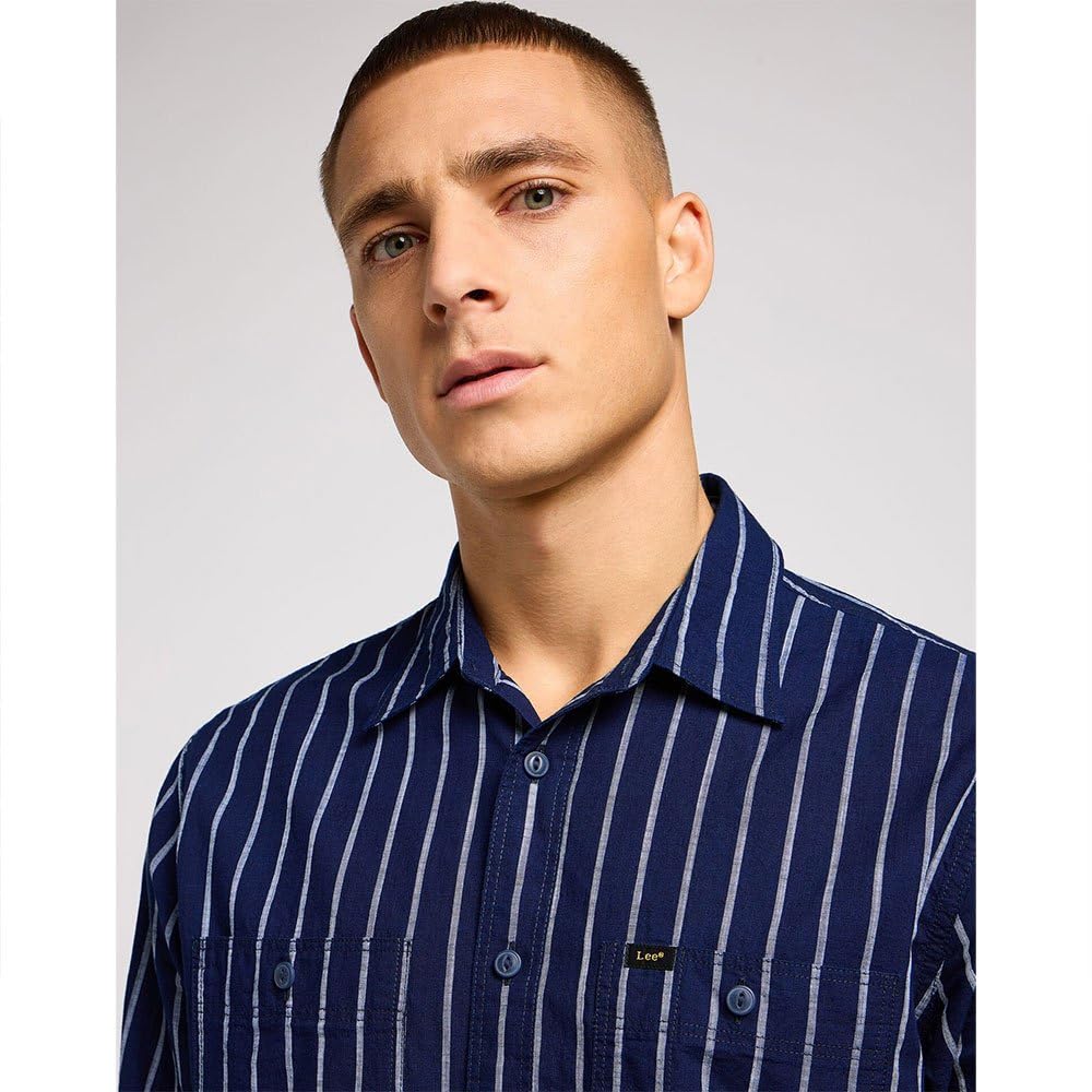 Lee t-shirt homme Indigo Wide coton quotidien