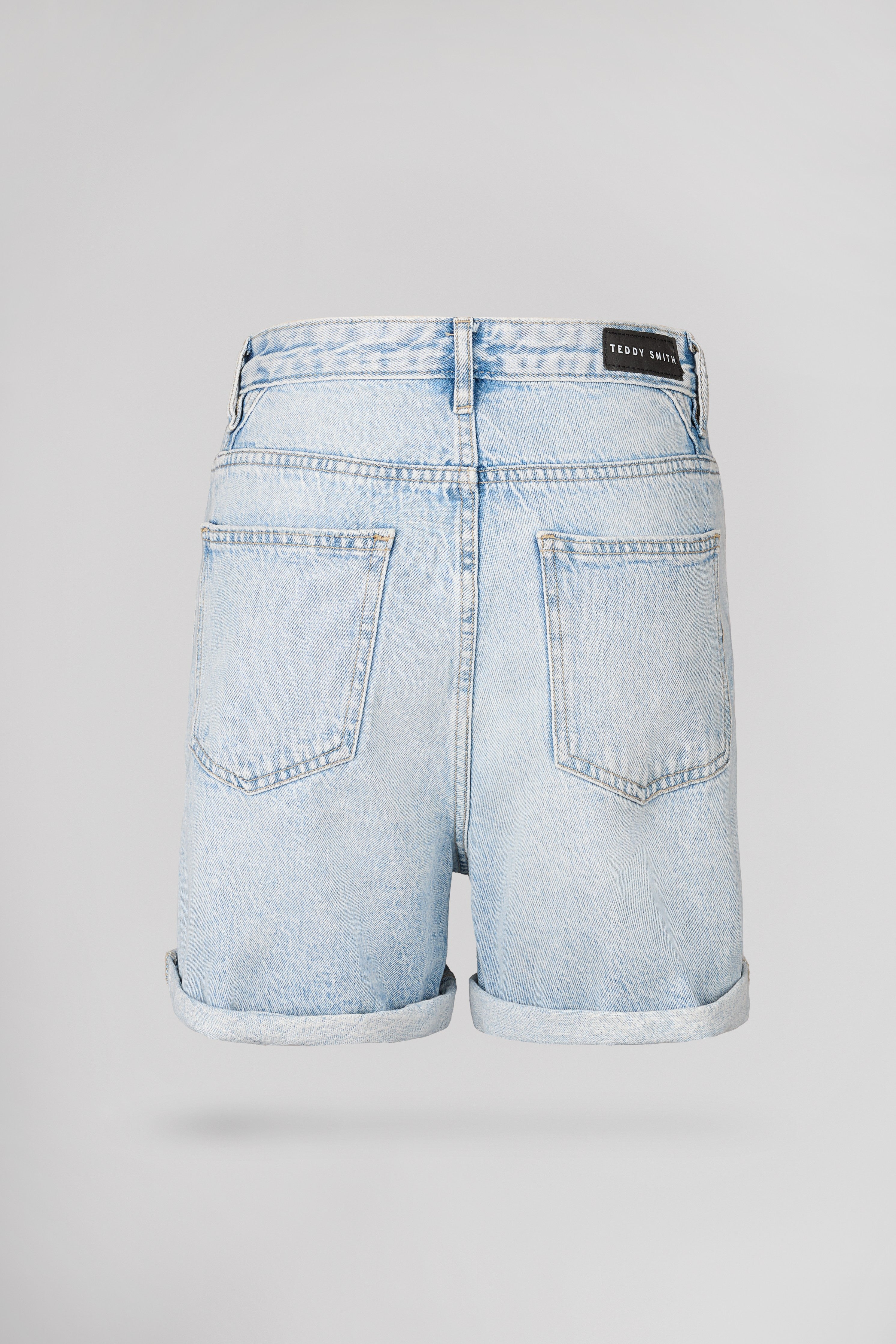 Teddy Smith S-Lucy SH short jean indigo clair 100% coton