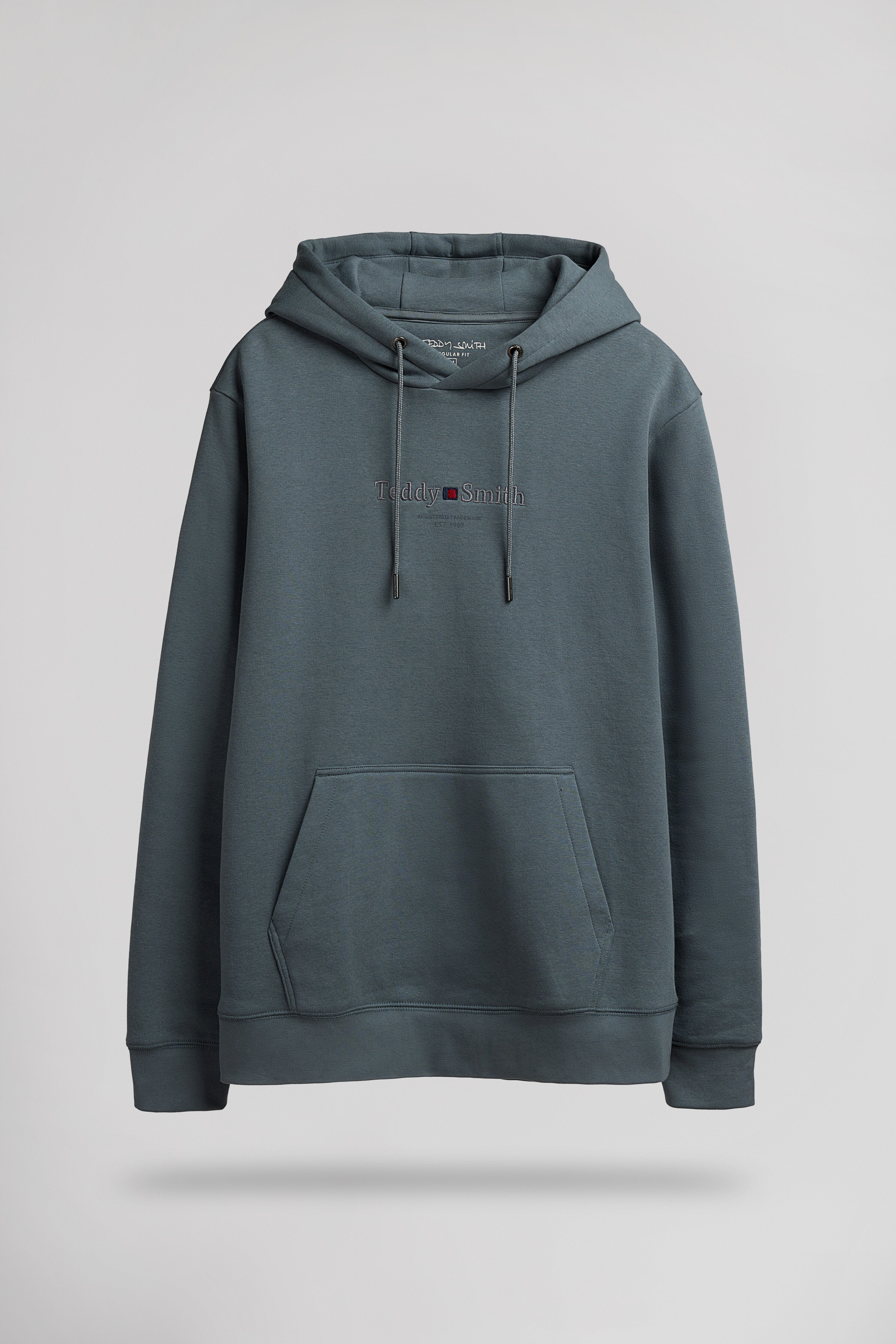 Teddy Smith S-Jim sweat capuche homme gris strom