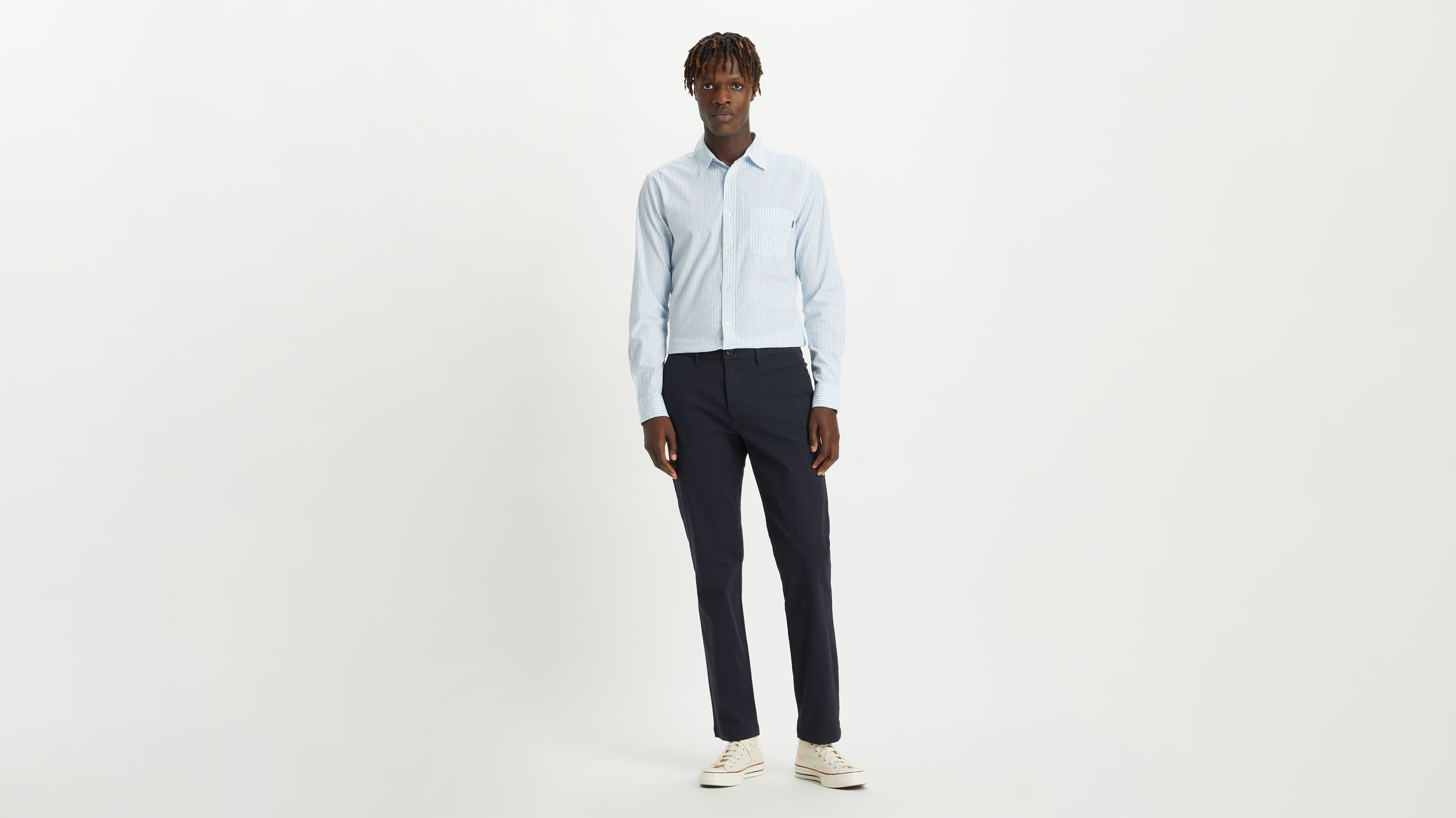 Dockers Crafted Khaki Slim Fit chino homme bleu navy