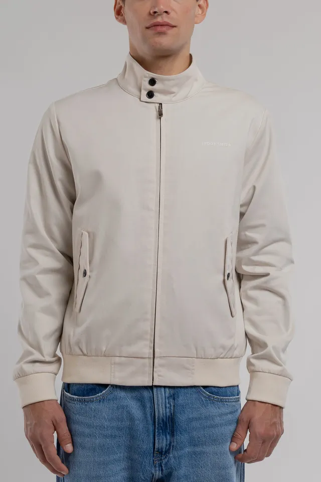Teddy Smith Sanson 2 Cream blouson crème twill coton