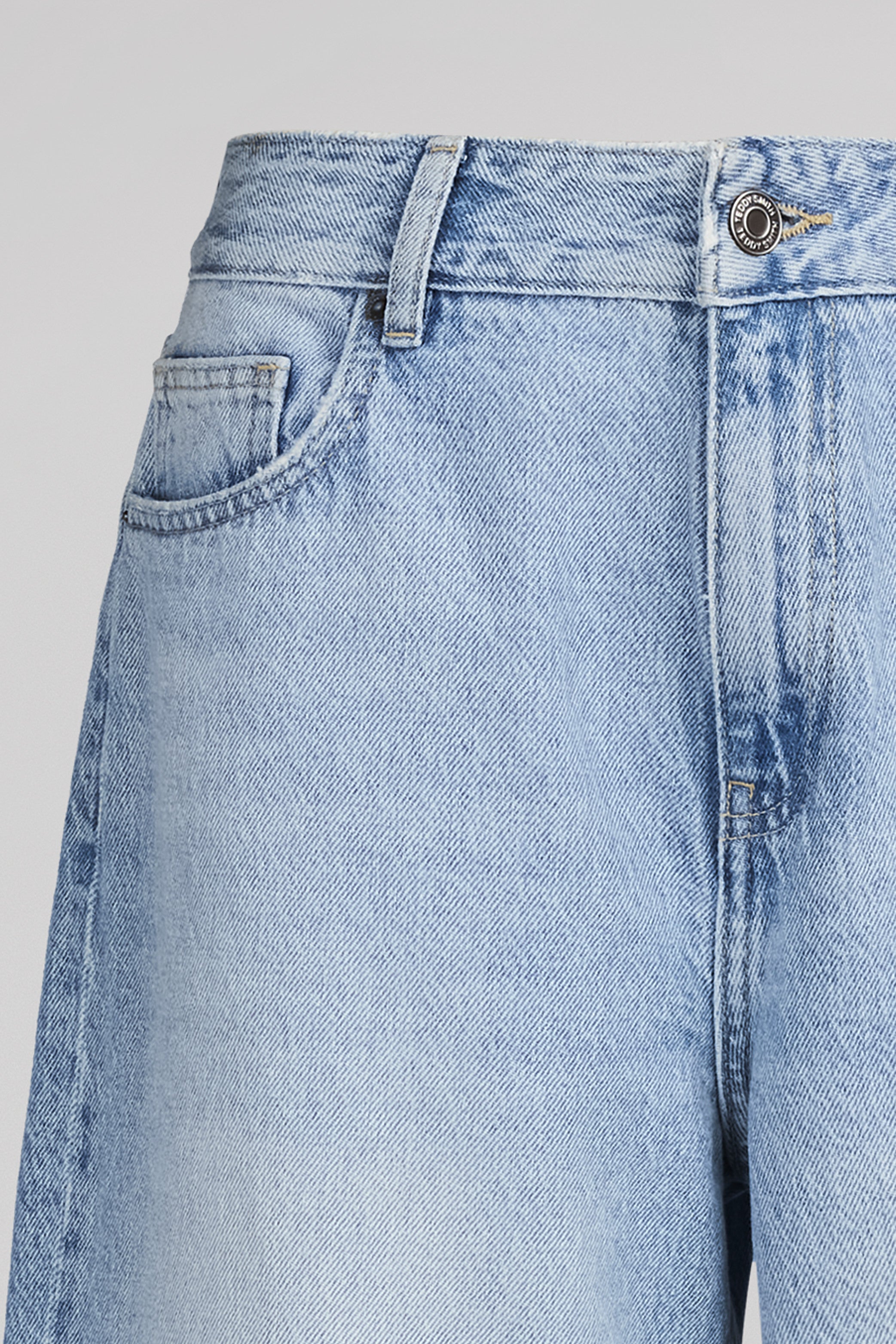 Teddy Smith Tomboy jean droit fripp light coton