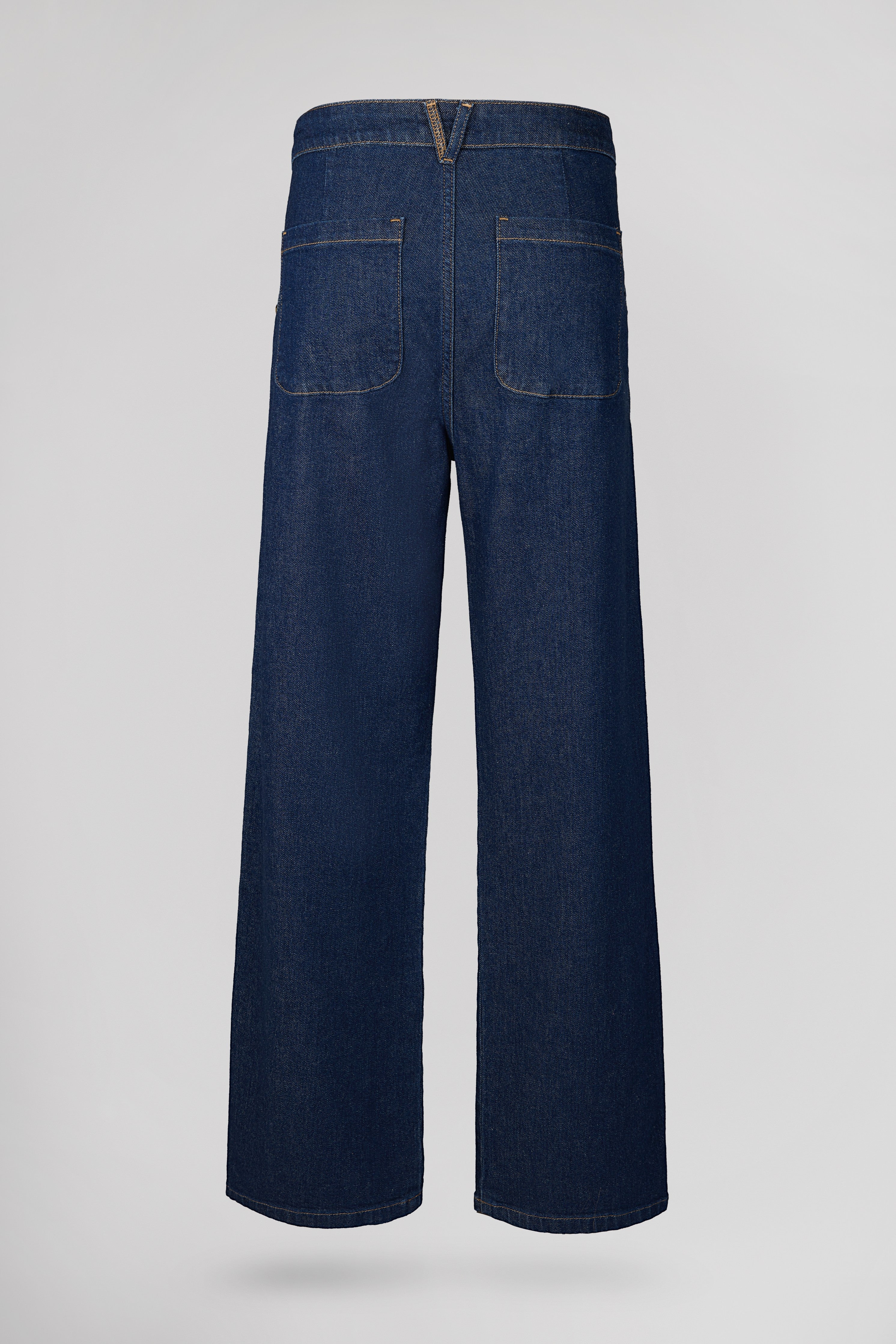 Teddy Smith P-Marina jean large taille haute bleu femme