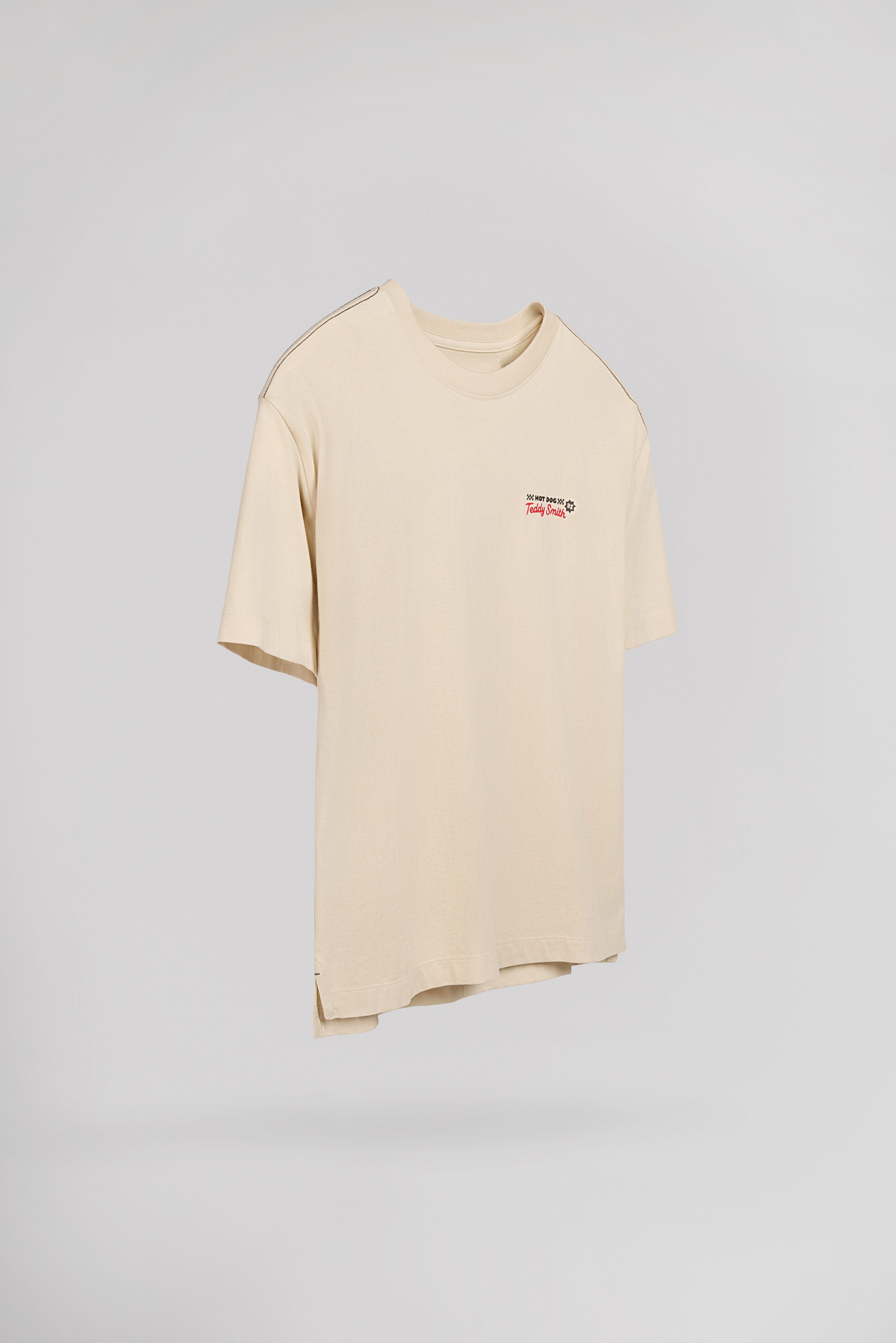 Teddy Smith T-Shade t-shirt garçon beige clair coton