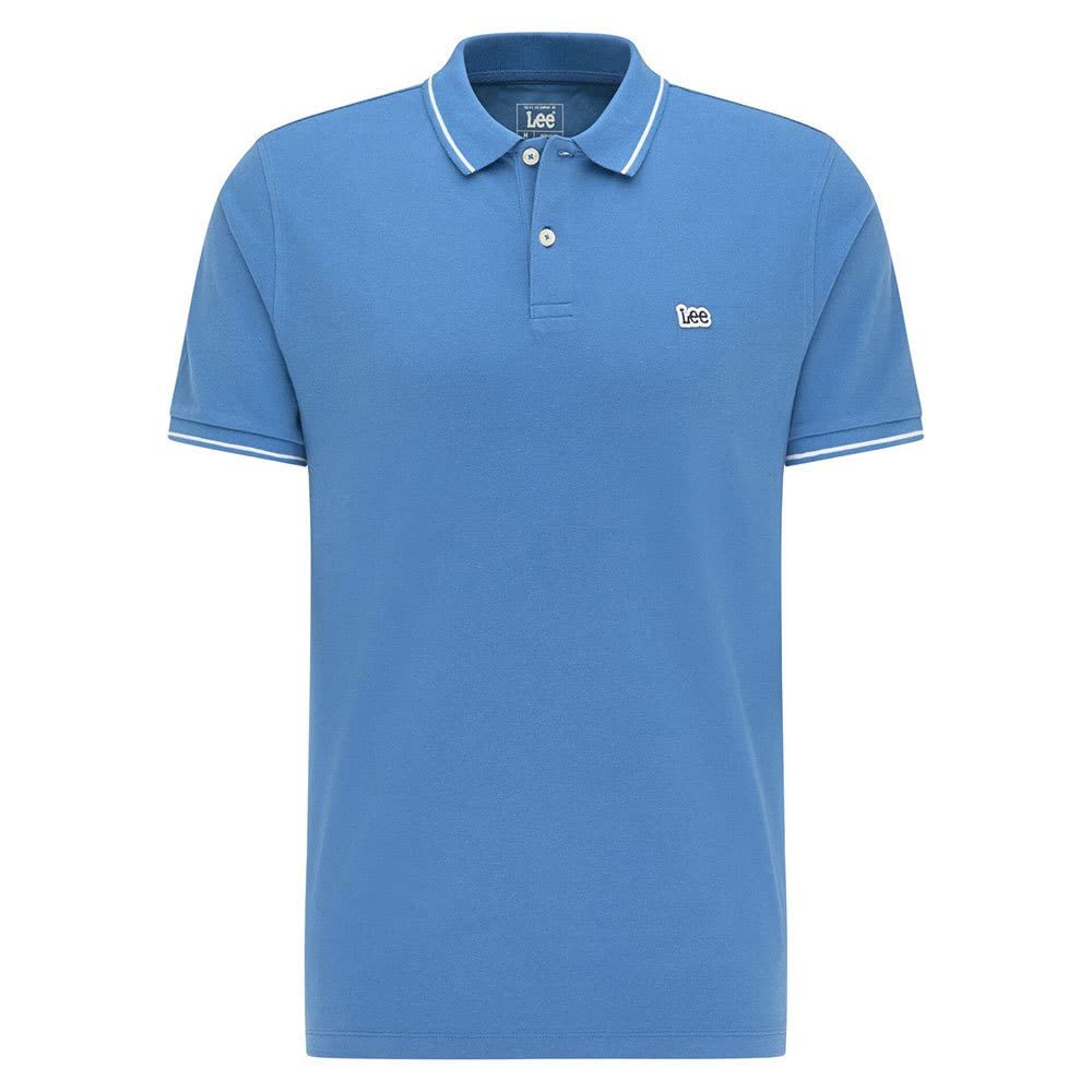 Lee Pique Polo polo coton Noir coupe regular