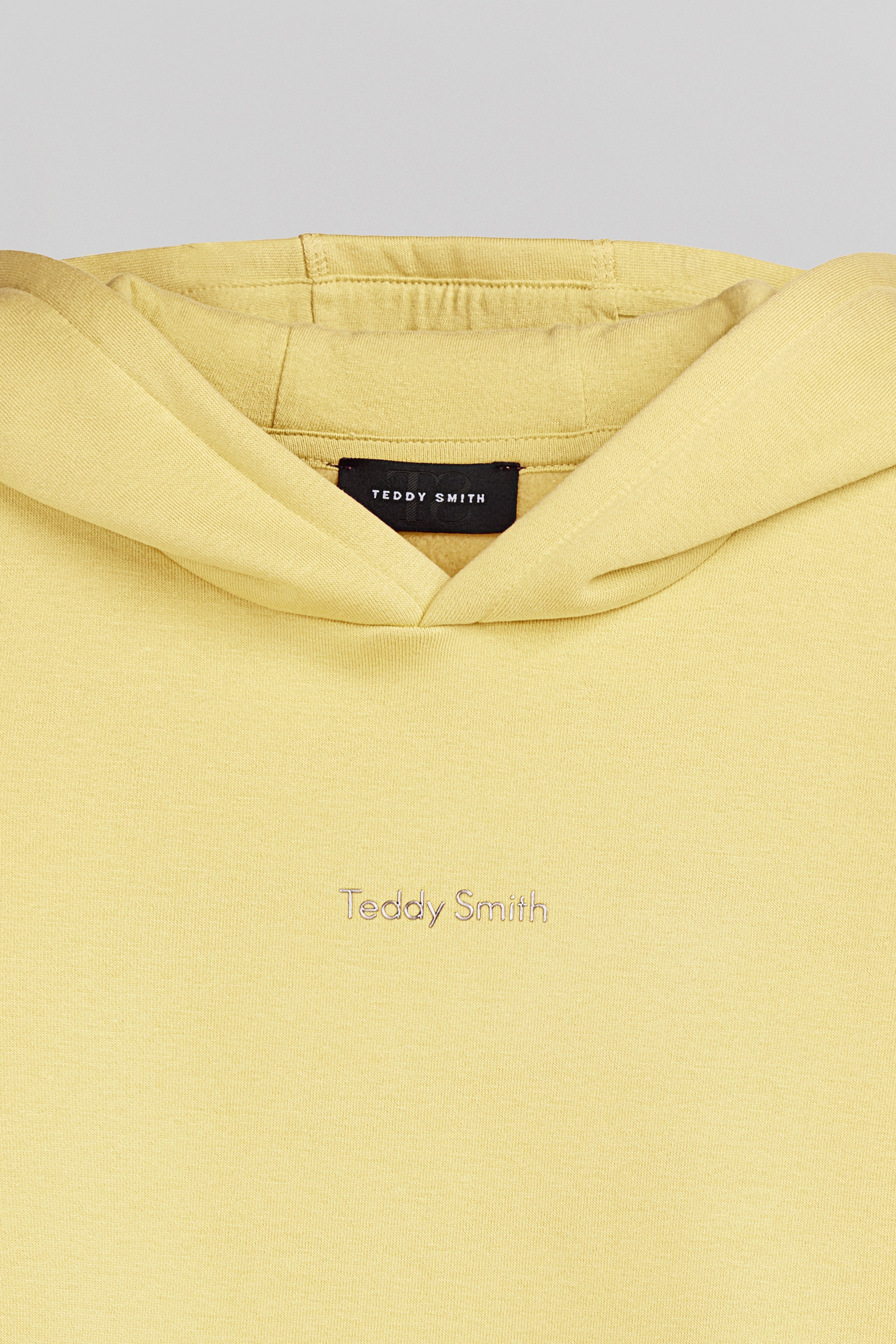 Teddy Smith S-Solene Hoody JR sweat capuche jaune citron fille