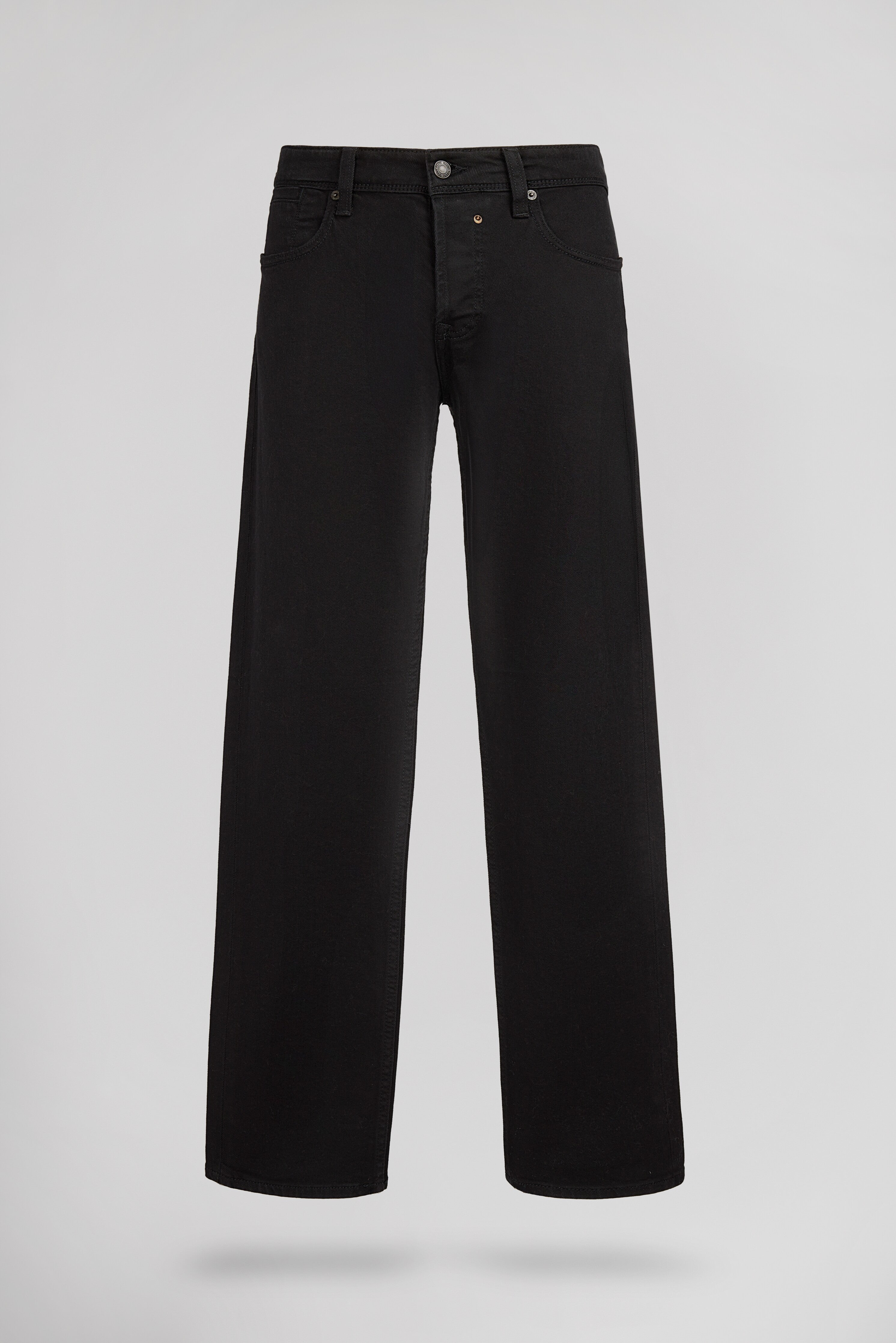 Teddy Smith Reg L32 jean droit noir coton