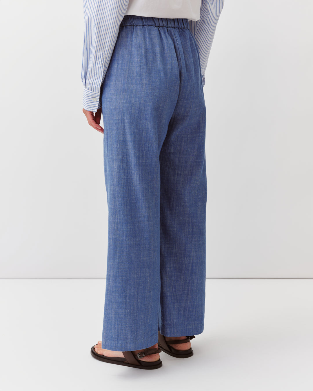 DIEGA Pantero pantalon bleu coupe droite