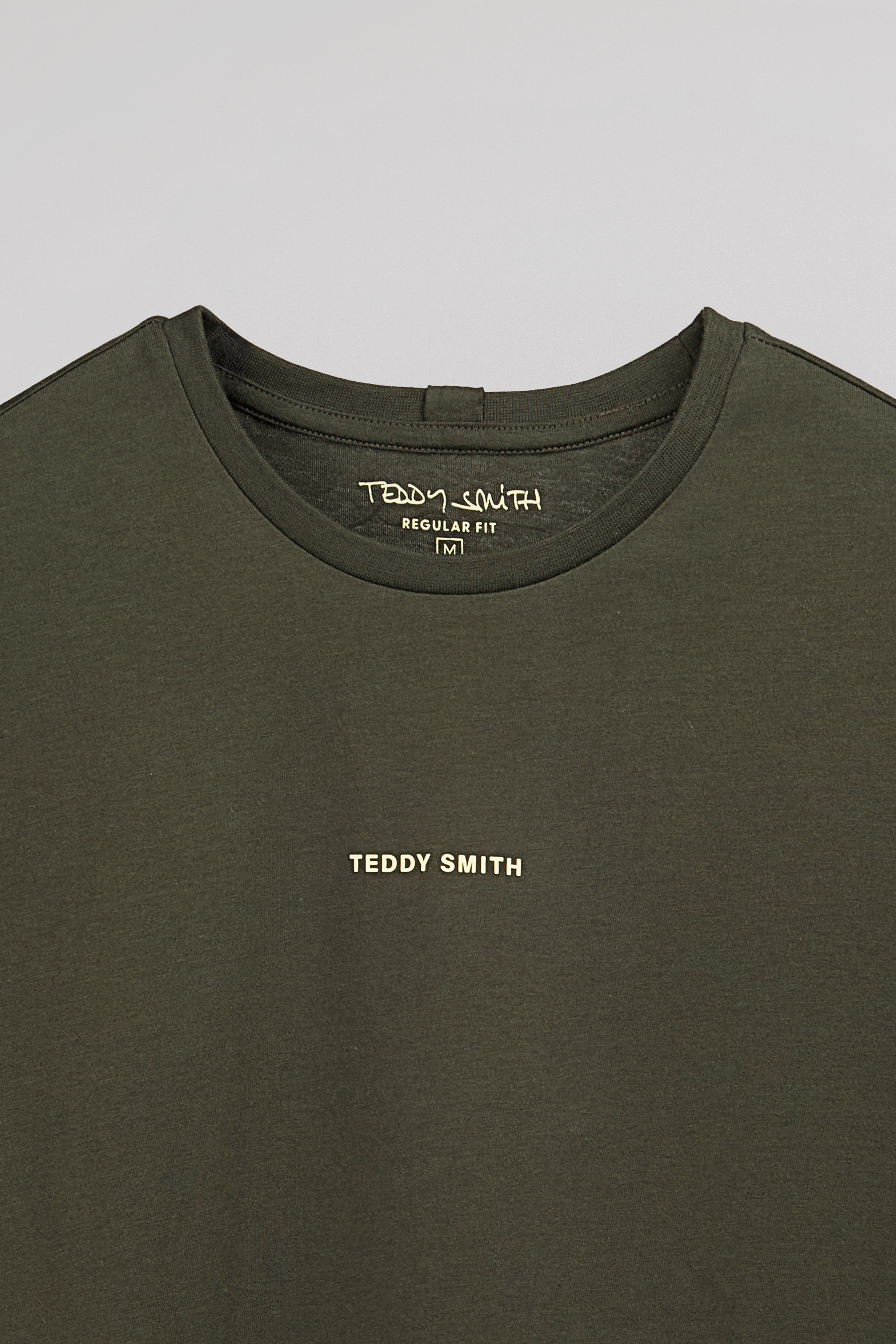 Teddy Smith T-Soy 2 MC t-shirt Deep Kaki 100% coton