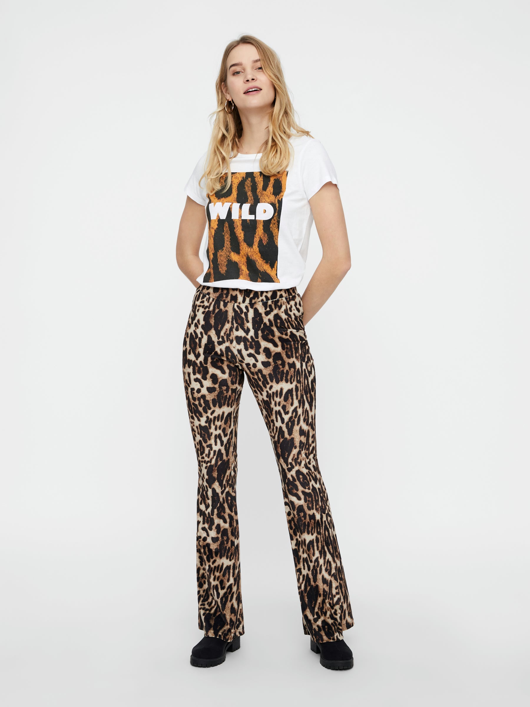 Noisy May t-shirt tigre manches courtes col rond