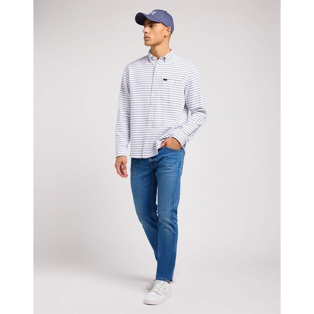 Lee Riveted t-shirt homme Charcoal M coupe classique