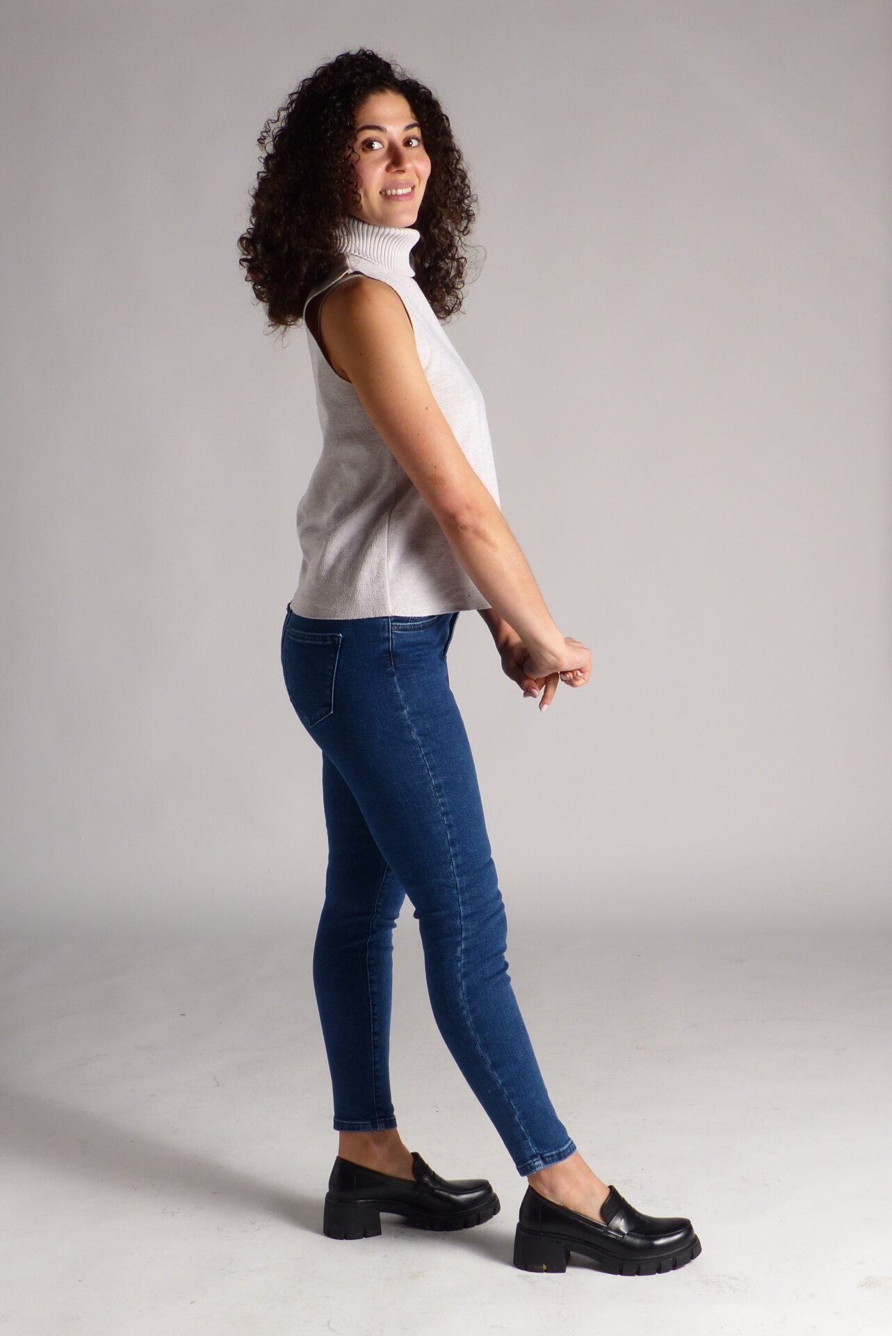 AA Spontané Skinny Ultra Confortable jean bleu foncé stretch