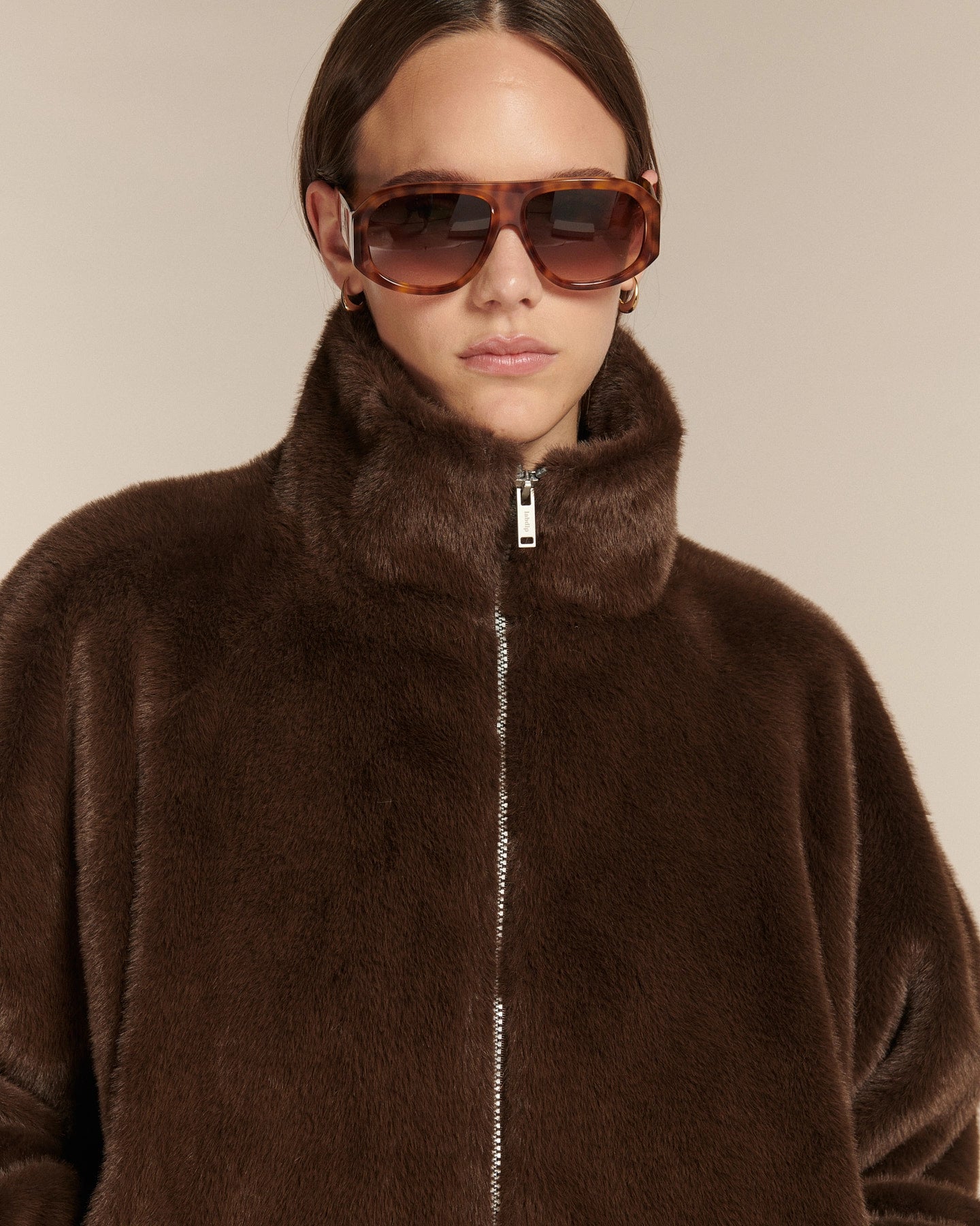 Labdip Boy Mink Paddington veste fausse fourrure
