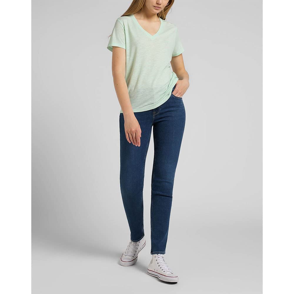 Lee V Neck Tee t-shirt femme cannelle XL