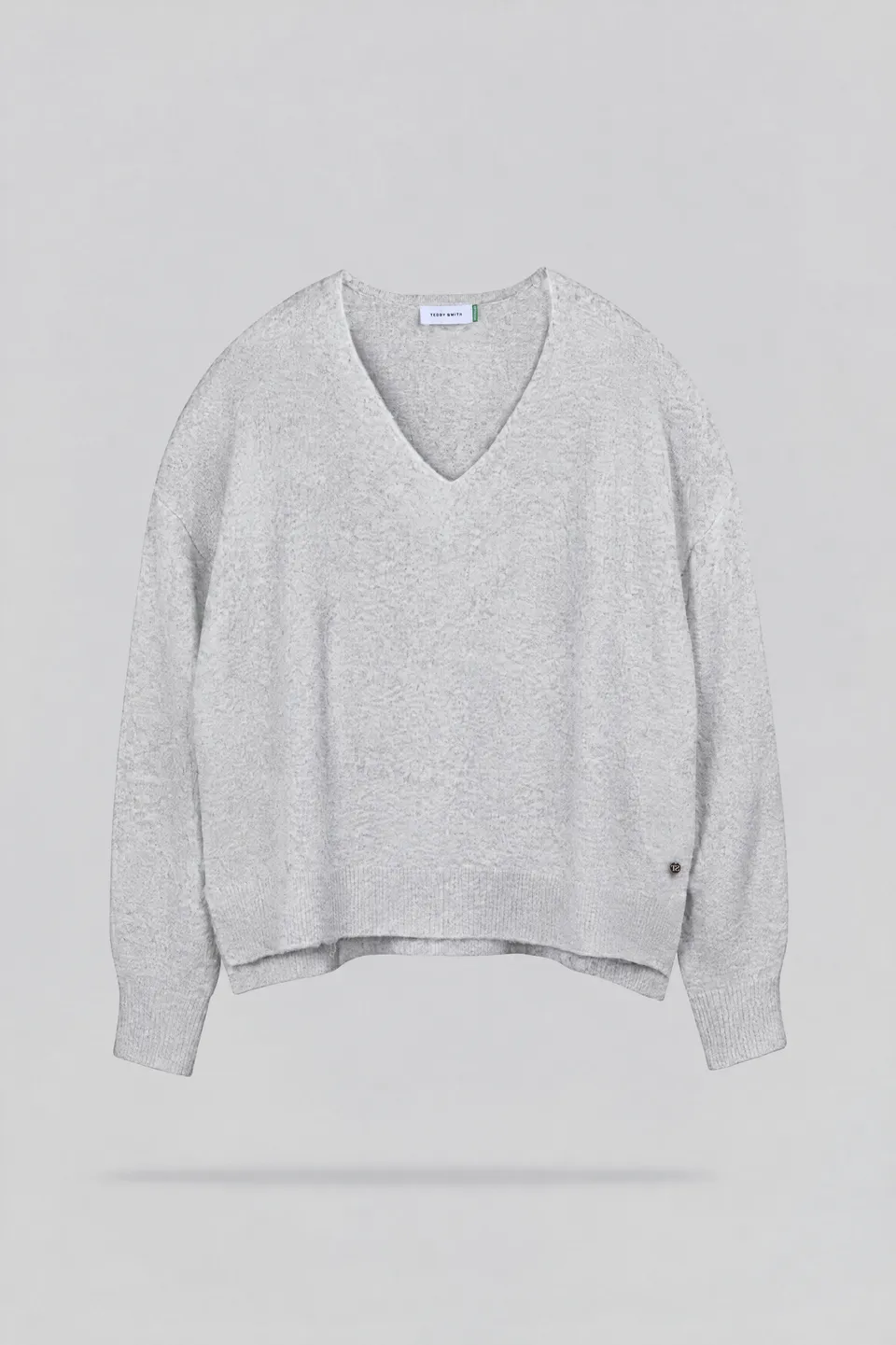 Teddy Smith P-Billie pull gris chiné femme laine