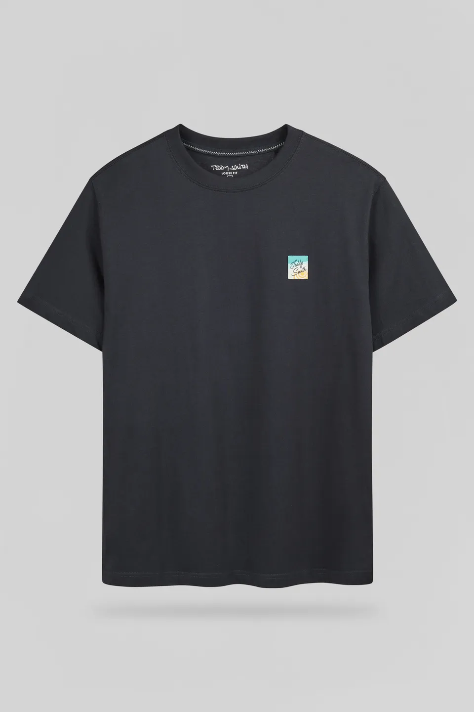Teddy Smith T-Edric MC t-shirt dark navy homme