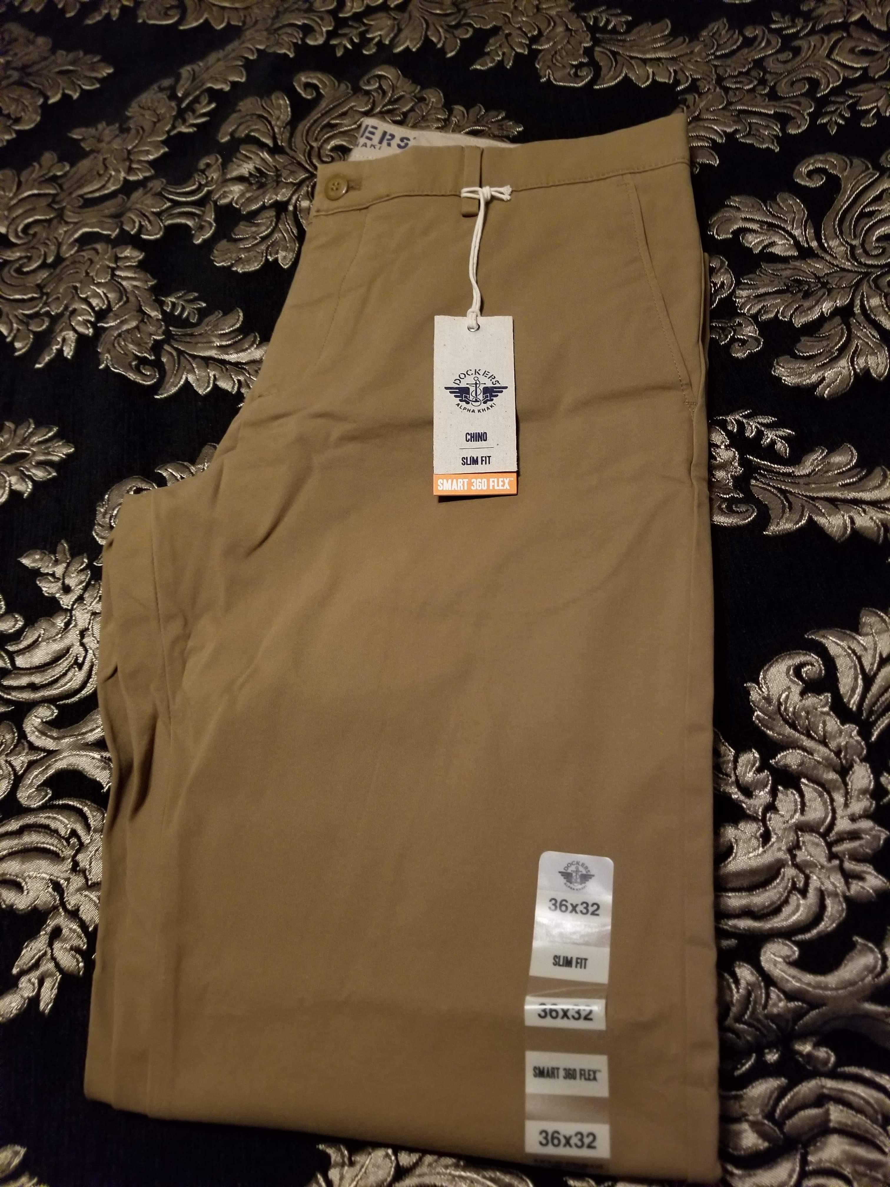 Dockers Crafted Khaki Slim Fit chino homme gris Steelhead