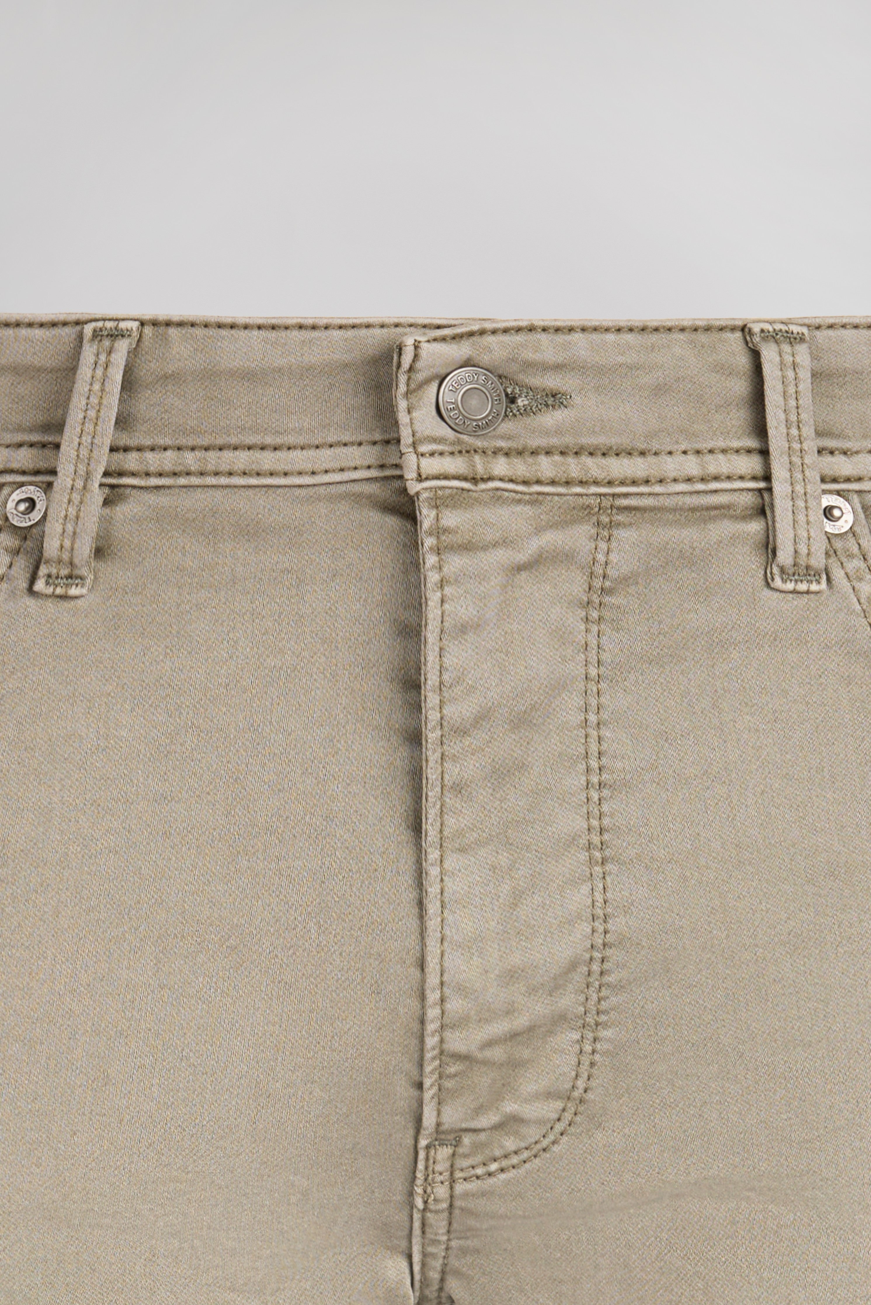 Teddy Smith Jim Rock Swe L32 Bleach Kaki jean homme ajusté