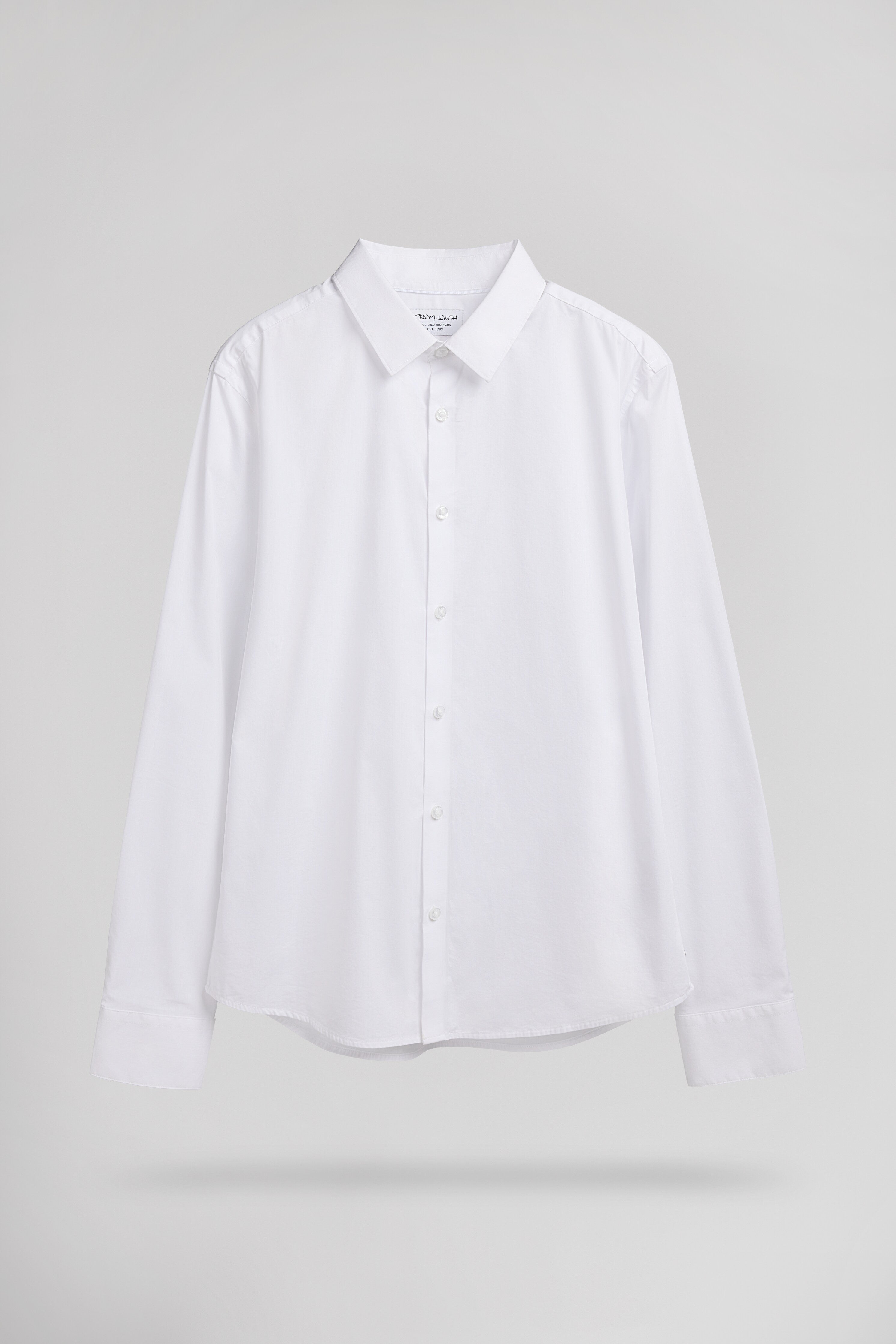 Teddy Smith C-Oswald chemise blanche cintrée homme