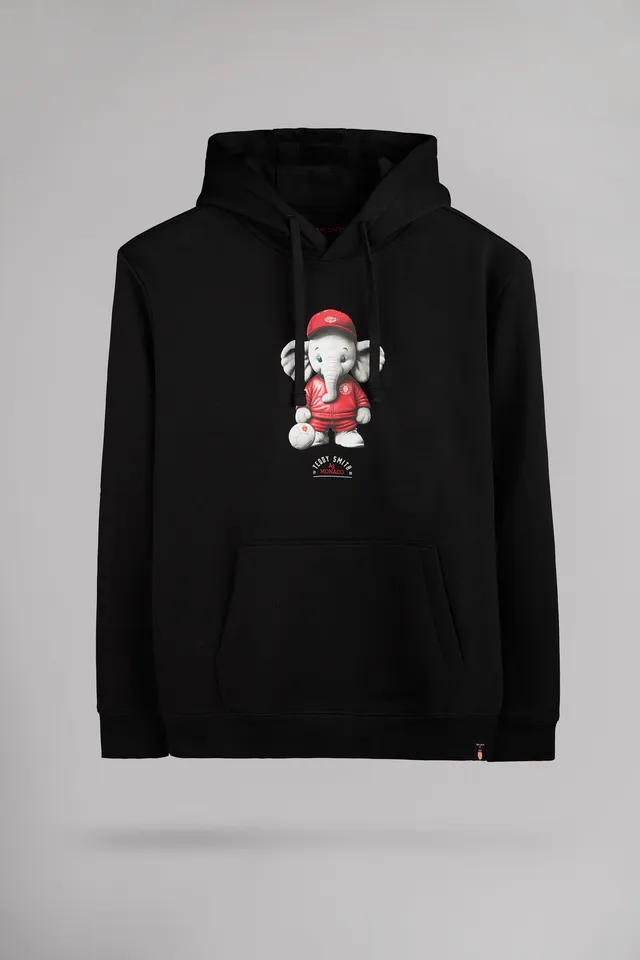 Teddy Smith S-Mascotte Hood sweat capuche noir homme