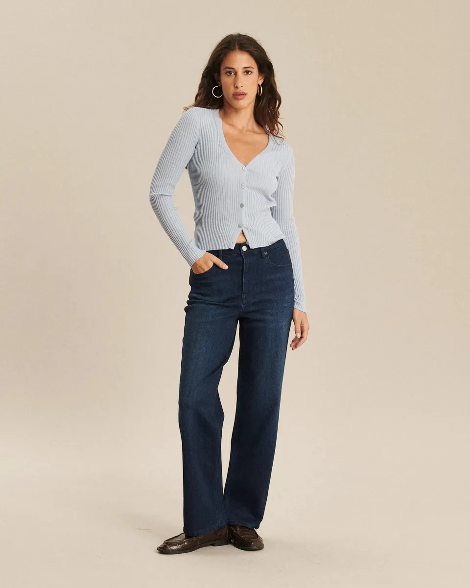 Labdip Romy GB 50 jean droit bleu stretch confort