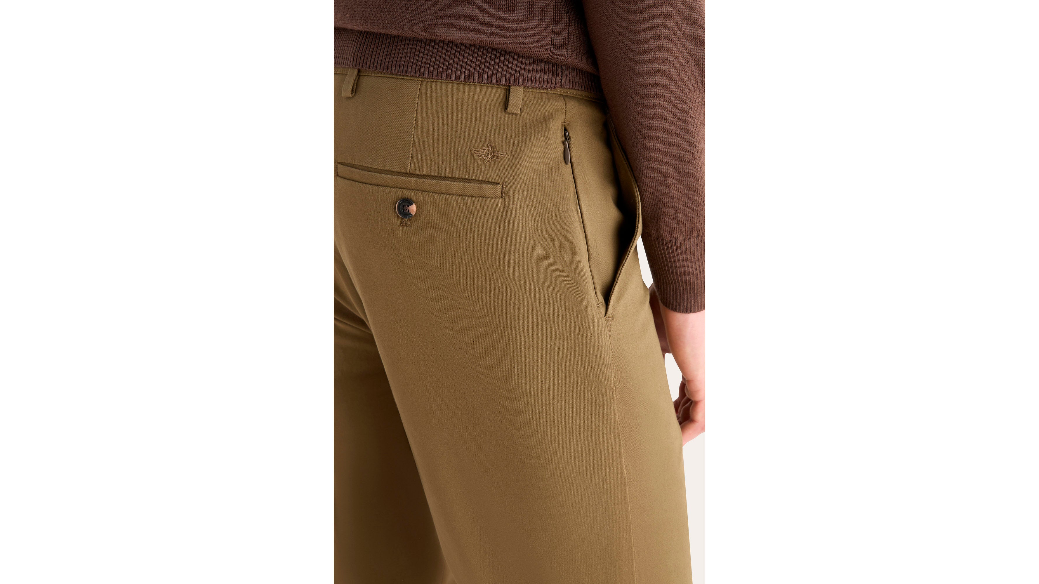Dockers Crafted Khaki chino slim vert stretch