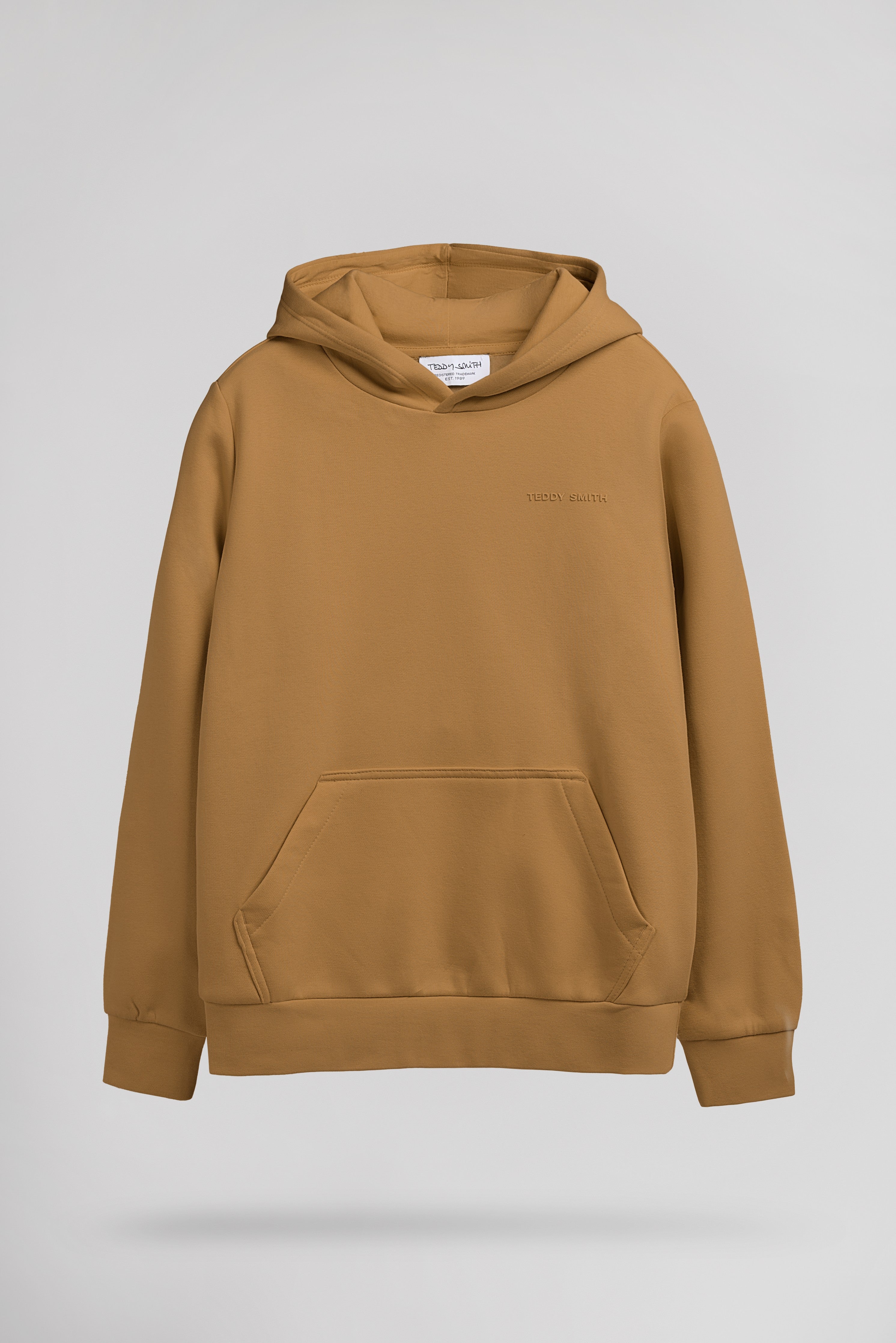 Teddy Smith S-Nark Hoody JR Sweat capuche noisette garçon