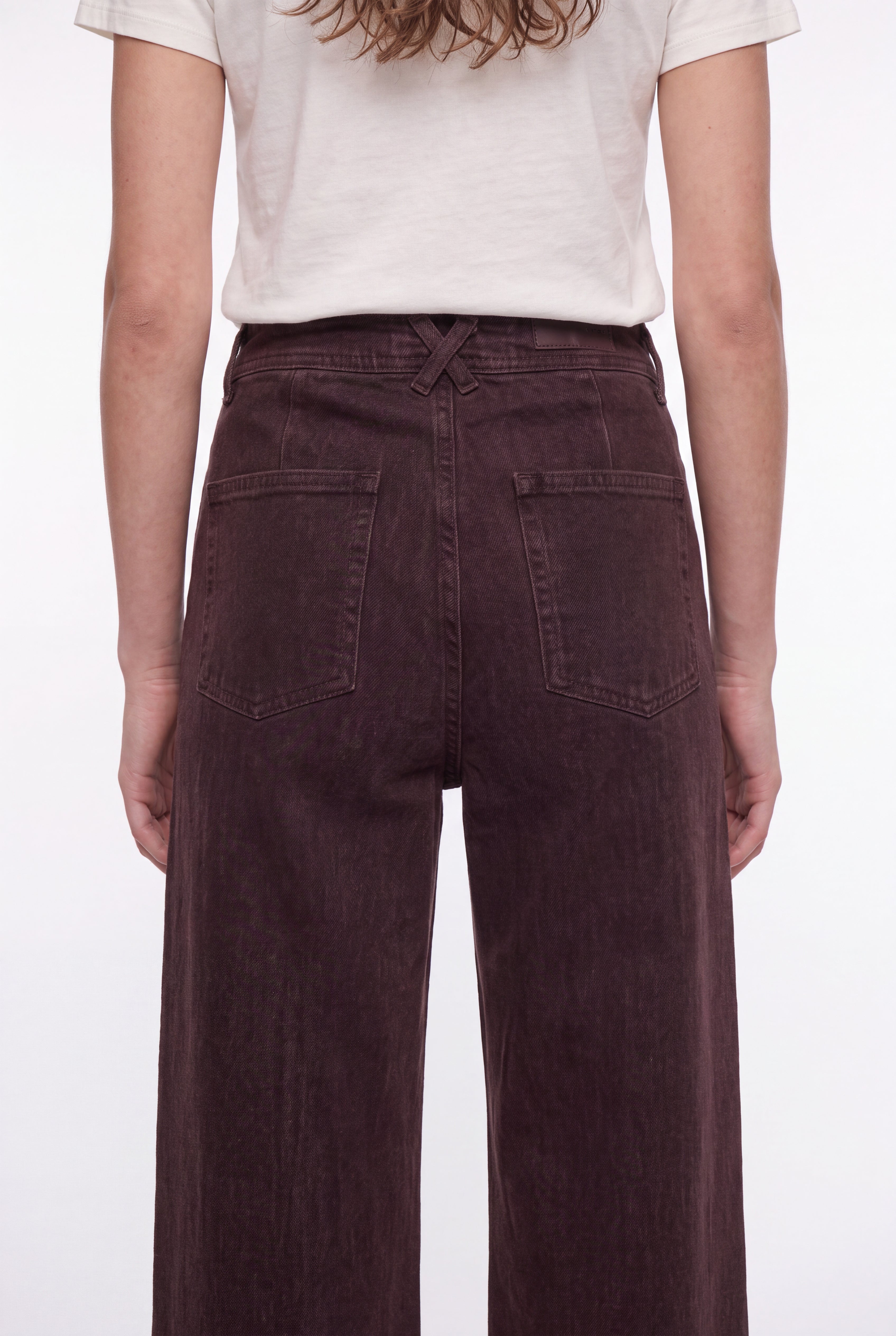 Teddy Smith P-Josefa jean flare marron foncé taille haute