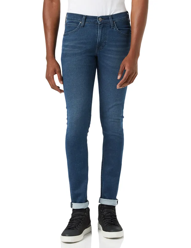 Lee Luke Steel Blue jean homme 30W 34L slim