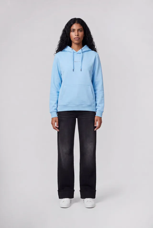 Teddy Smith S-Solene Hoody sweat capuche bleu ciel