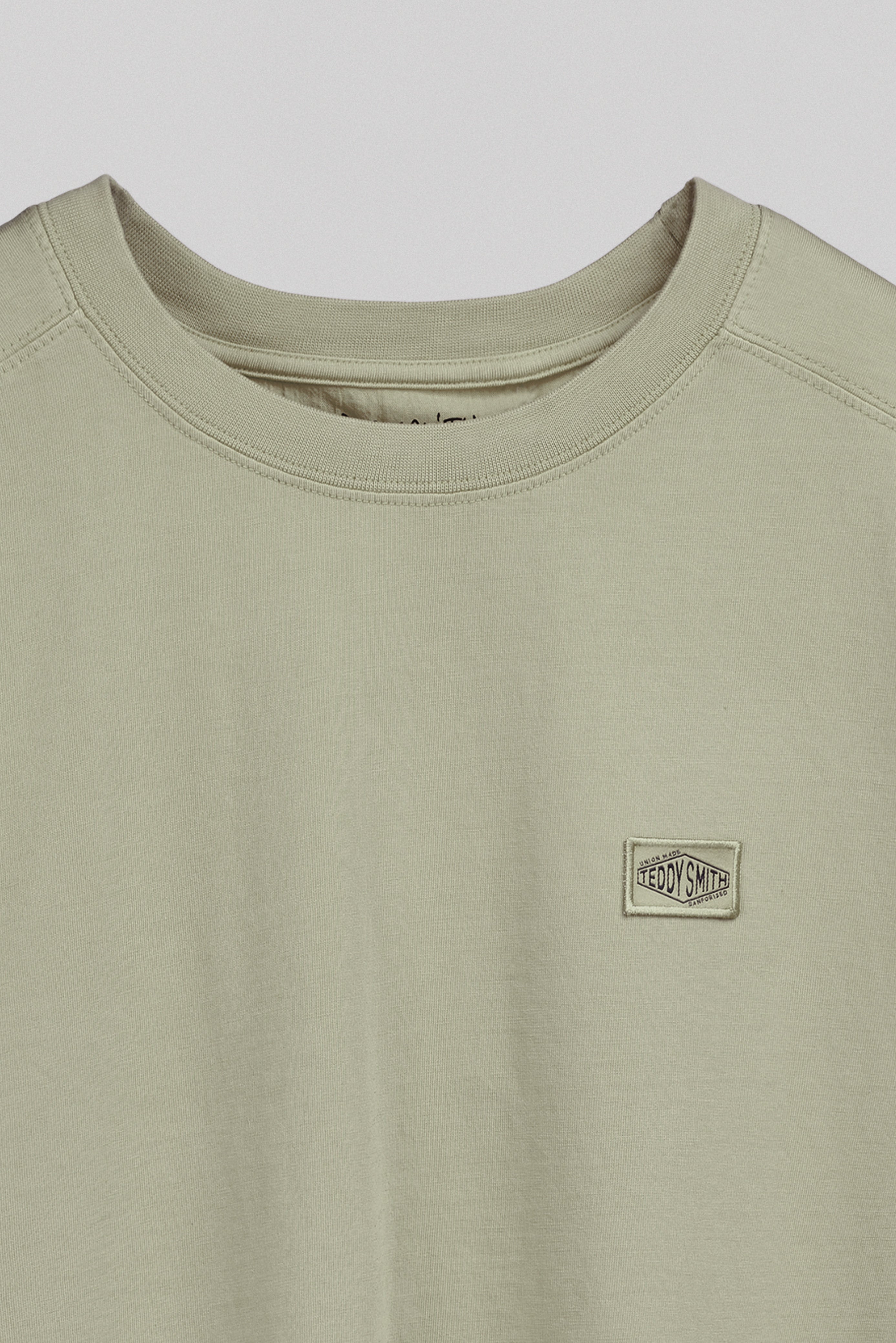 TEDDY SMITH T-NATEO MC t-shirt kaki délavé ample
