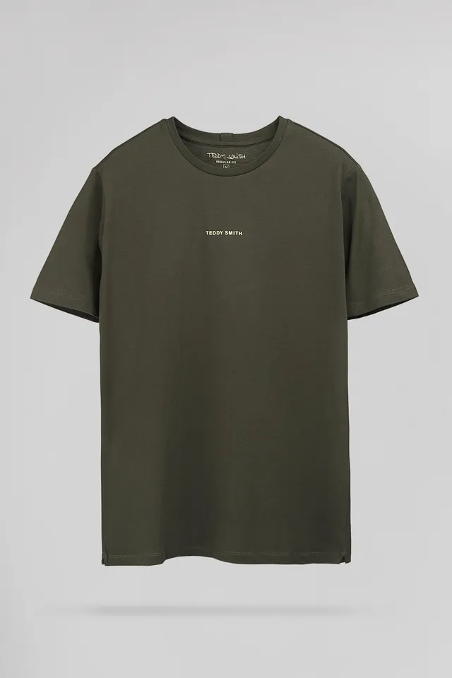 Teddy Smith T-Soy 2 MC t-shirt Deep Kaki 100% coton