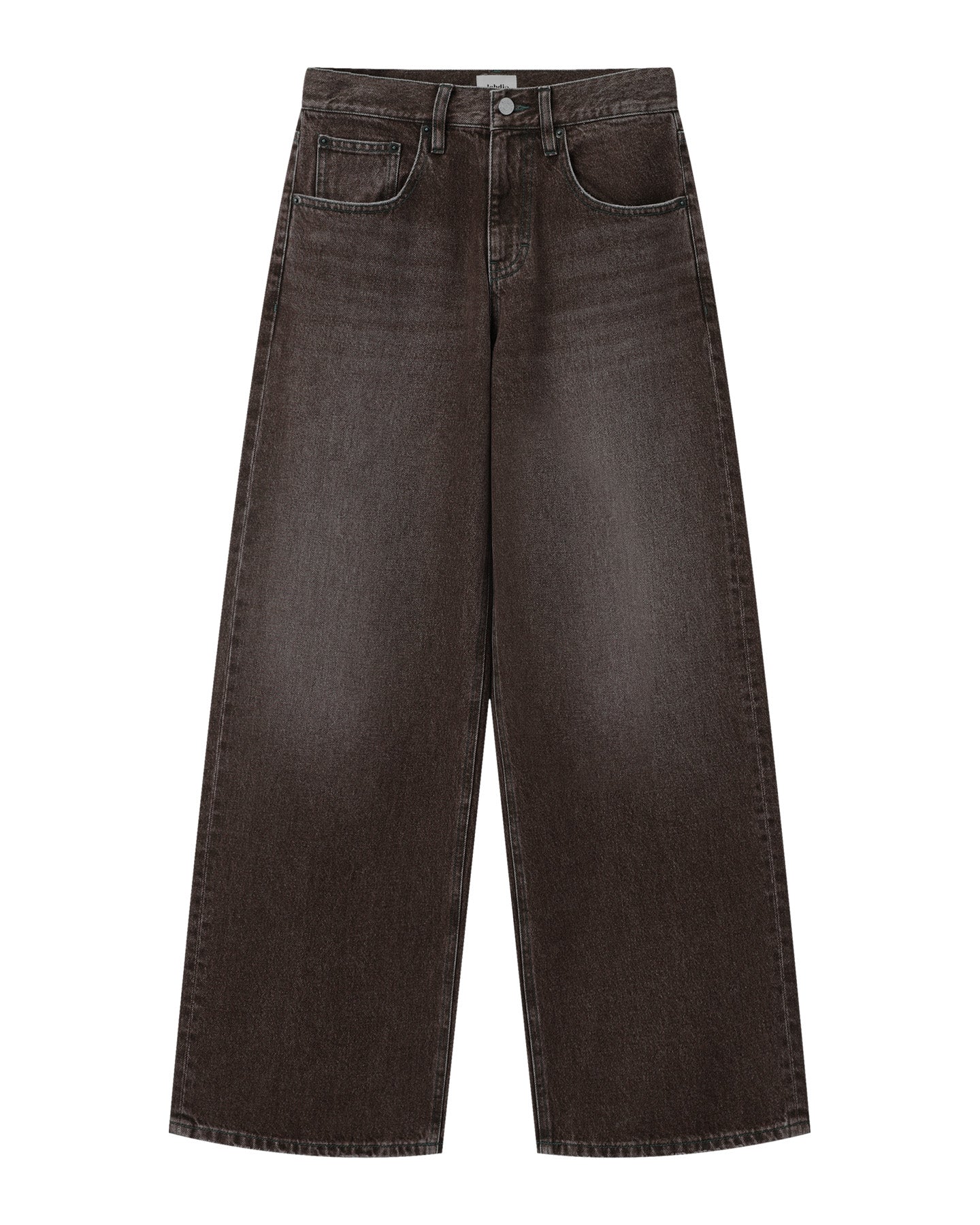 Labdip River Black Coffee jean large brun 100% coton