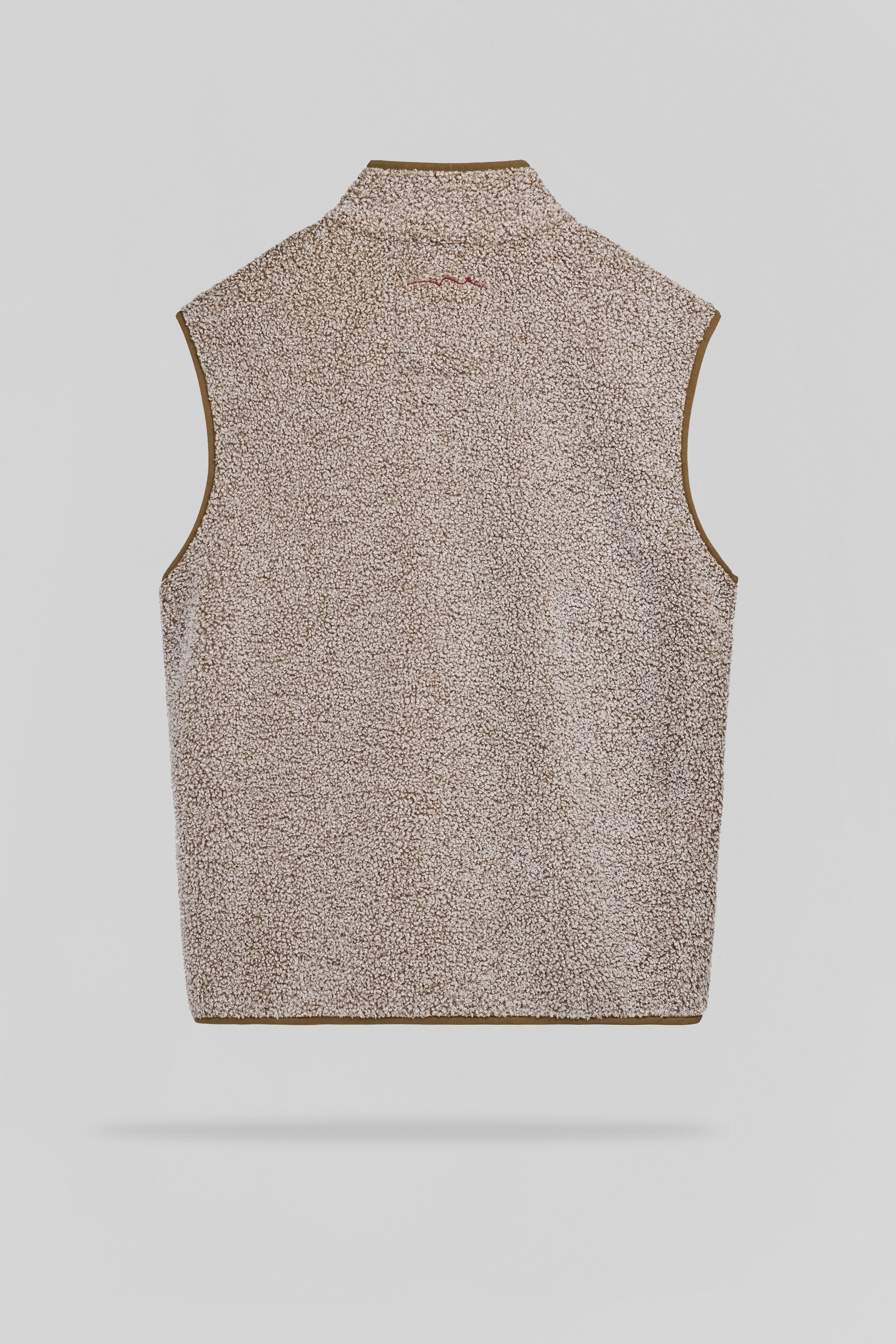 Teddy Smith B-Rody gilet sans manches cream sherpa homme