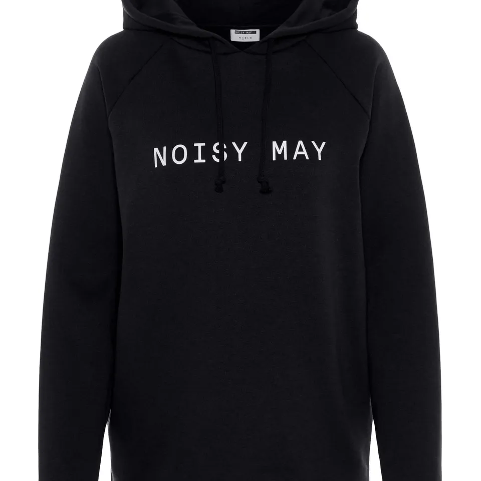 Noisy May sweat à capuche loose imprimé devant