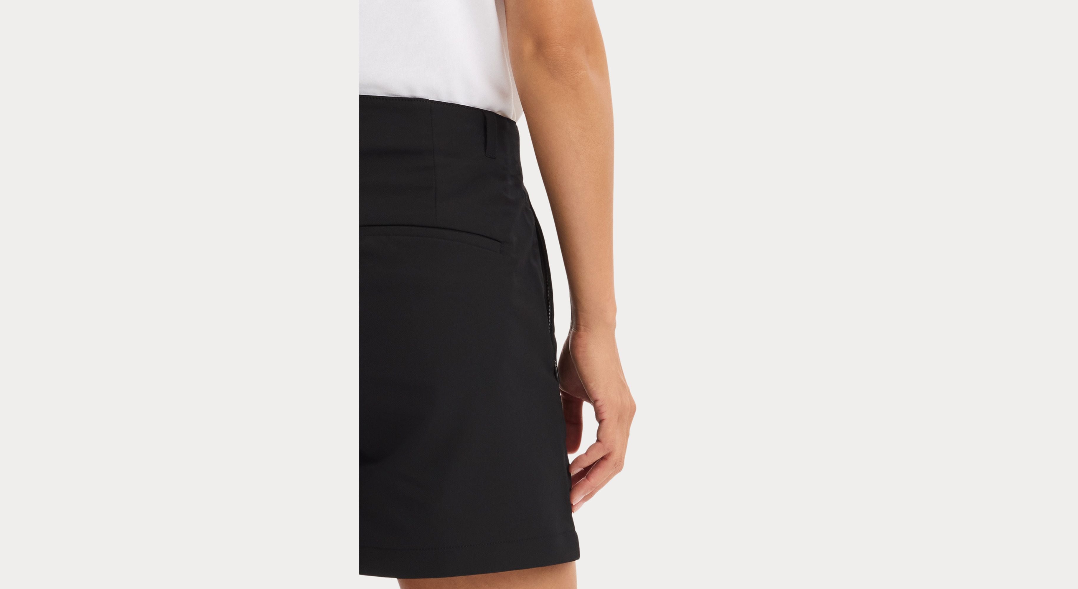 Dockers Go AceFlex short noir taille haute femme