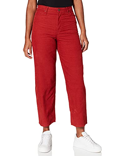 Lee Wide Leg jean large femme rouge ocre 27W x 35L