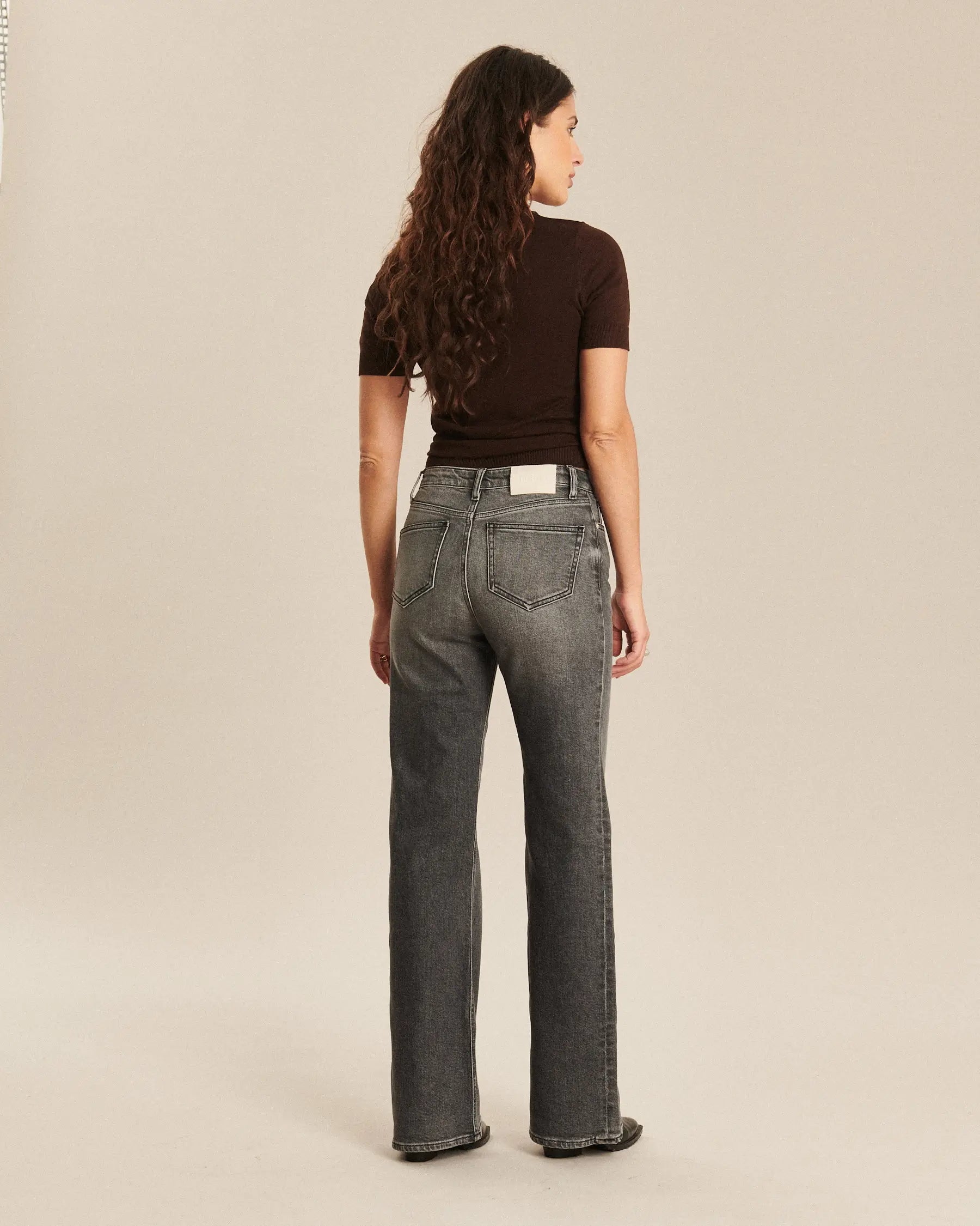 Labdip Nikky Light Grey BL 30 jean flare stretch