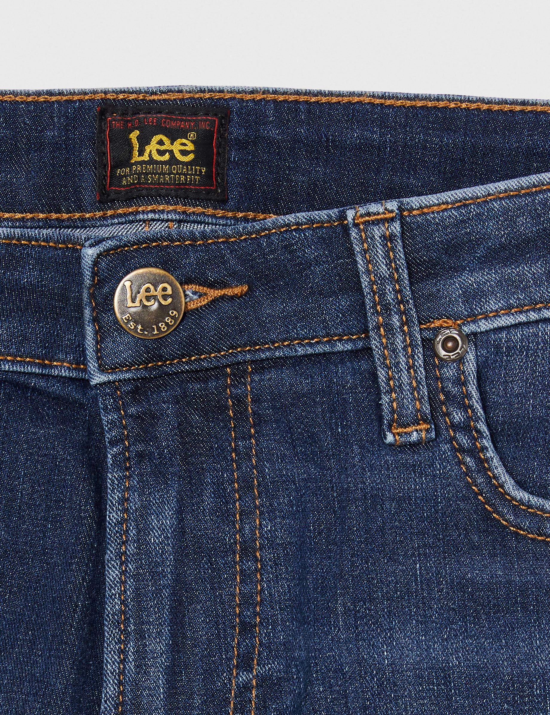 Lee Malone jean homme Dark Ely 27W/30L coupe droite