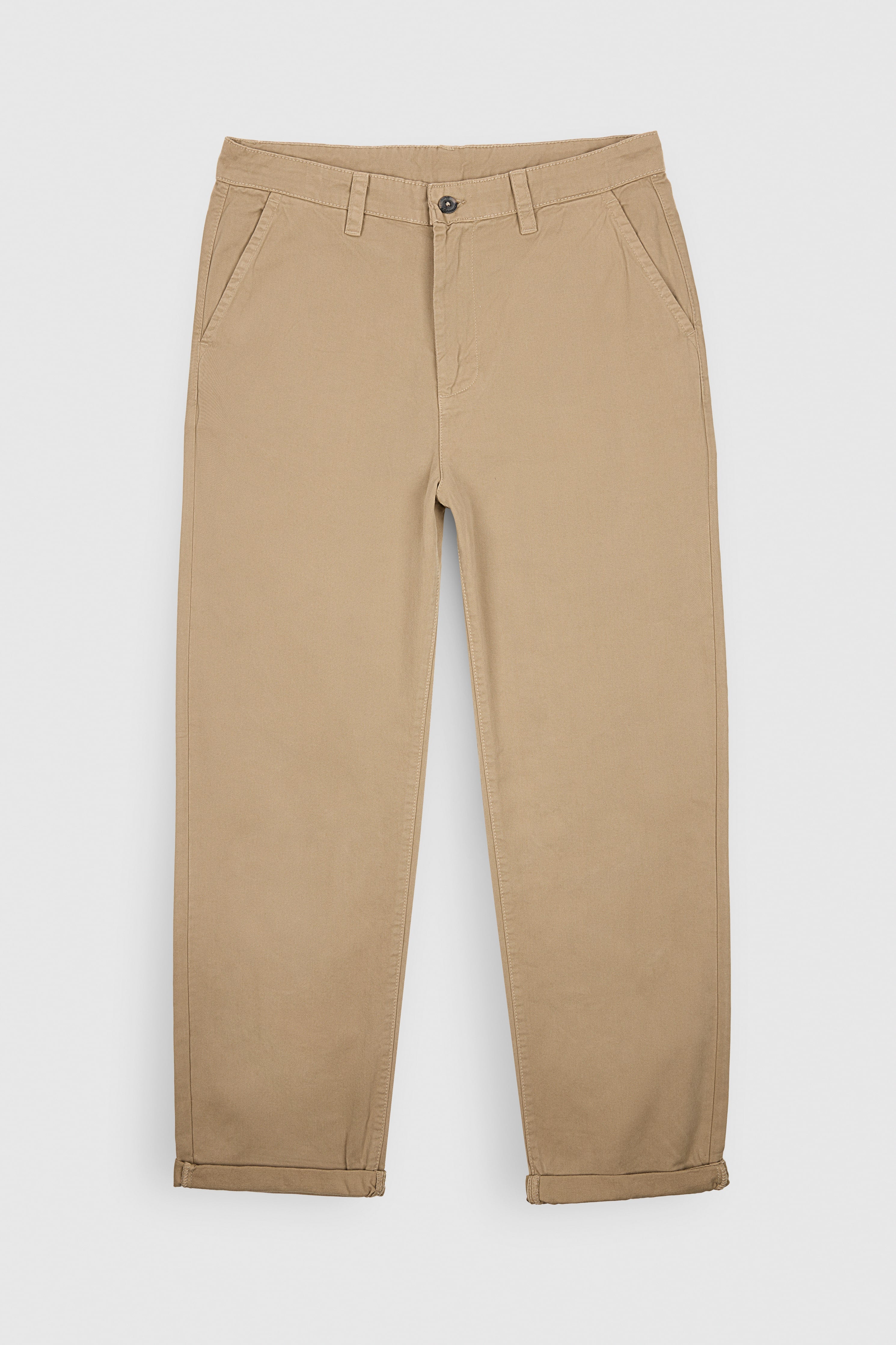 Teddy Smith P-Lario Chino pantalon droit worker beige coton